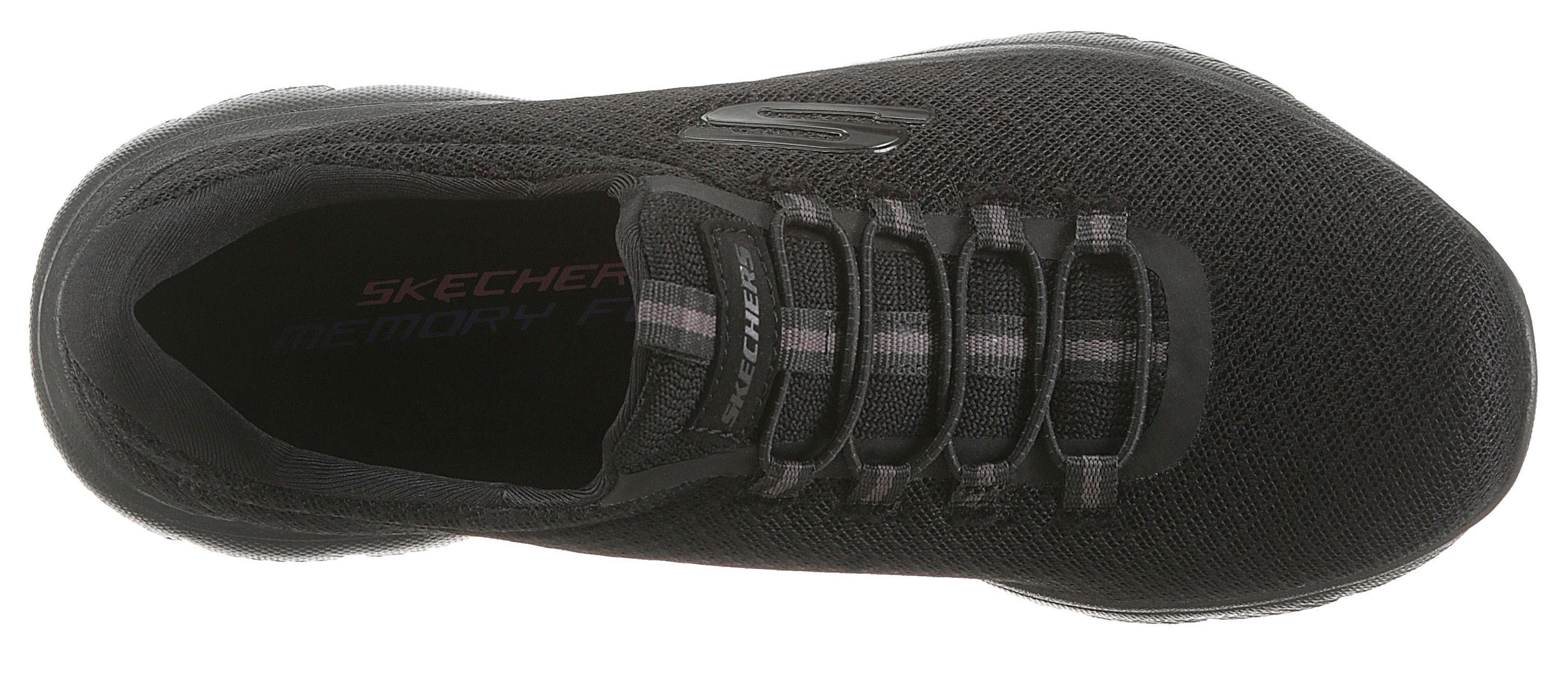 Skechers Slip-on sneakers Summits Slipper, vrijetijdsschoen, comfortschoen met elastiek