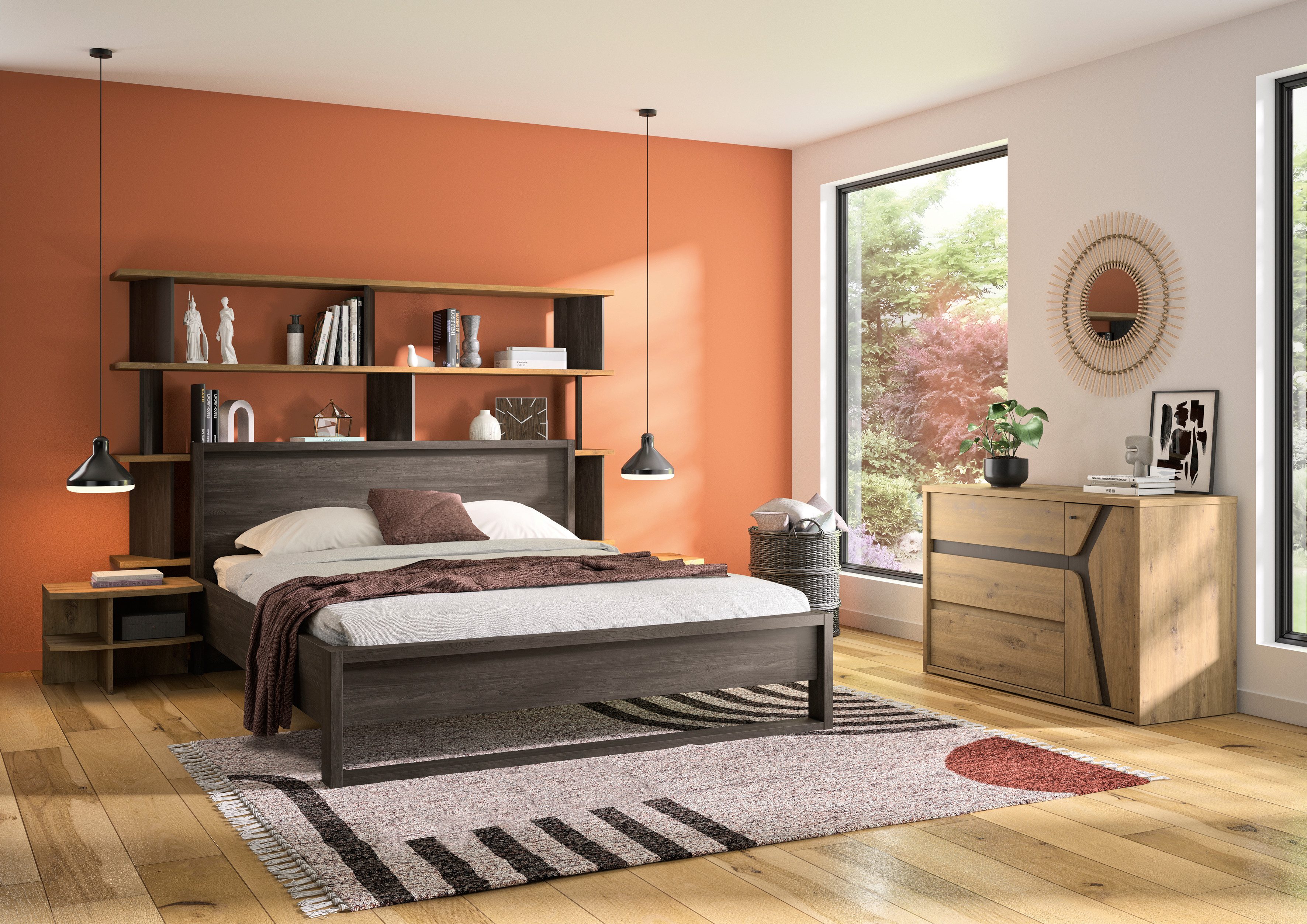 Gami Bed Alana Luxueus, hoogwaardige bed, alleen of in combinatie te gebruiken.