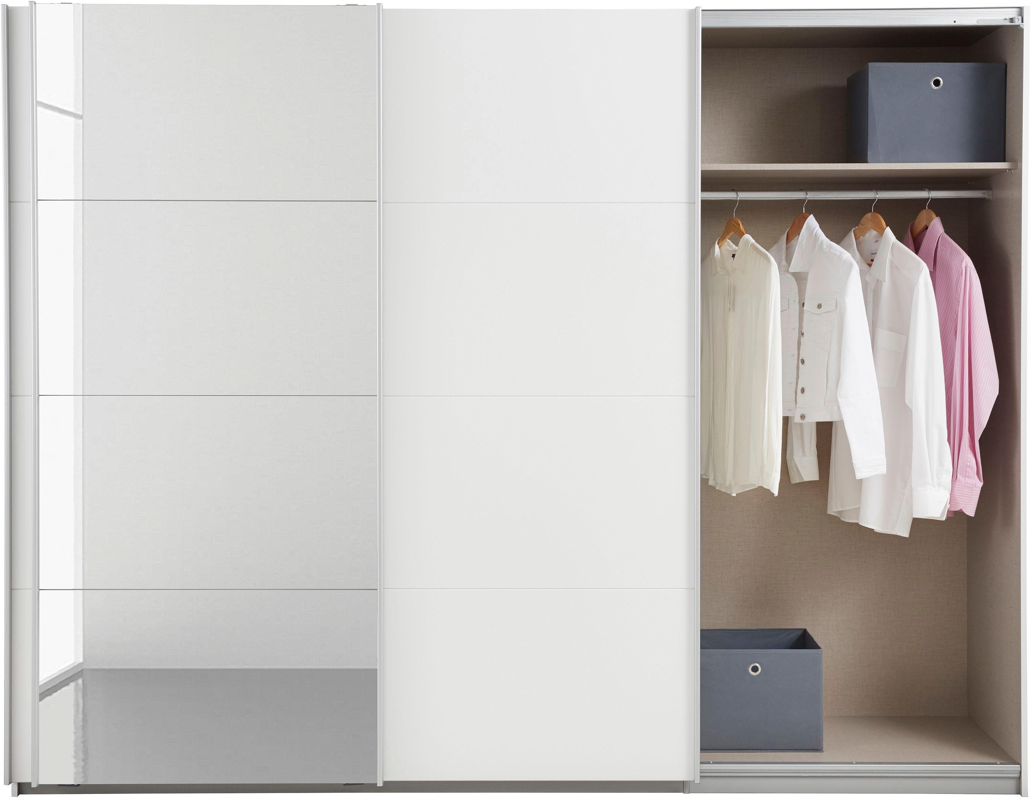 rauch Schuifdeurkast Kledingkast Garderobe CORTONA inclusief interieurindeling,