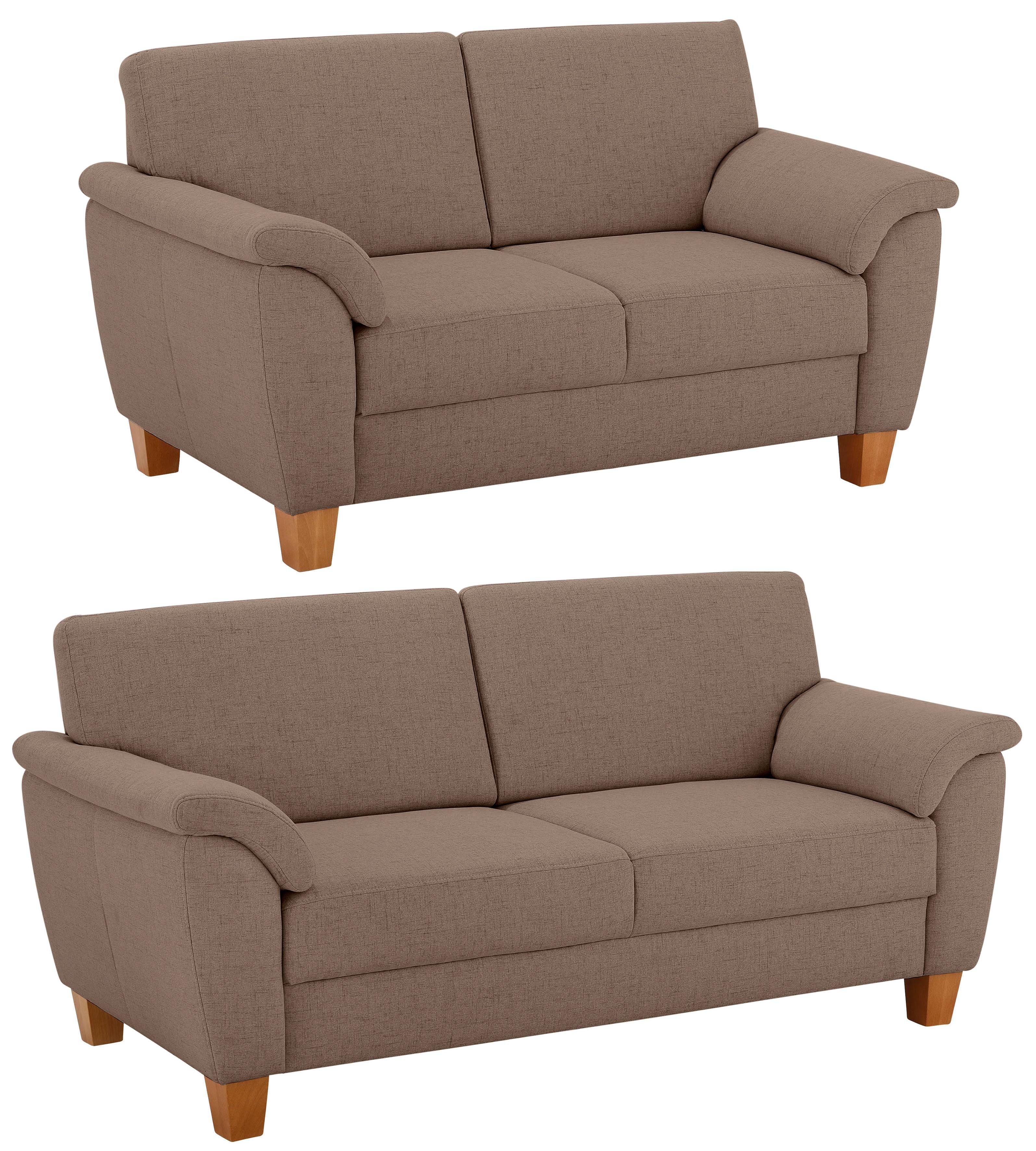 Home affaire Zithoek Texel als set, met binnenvering en contrastnaad