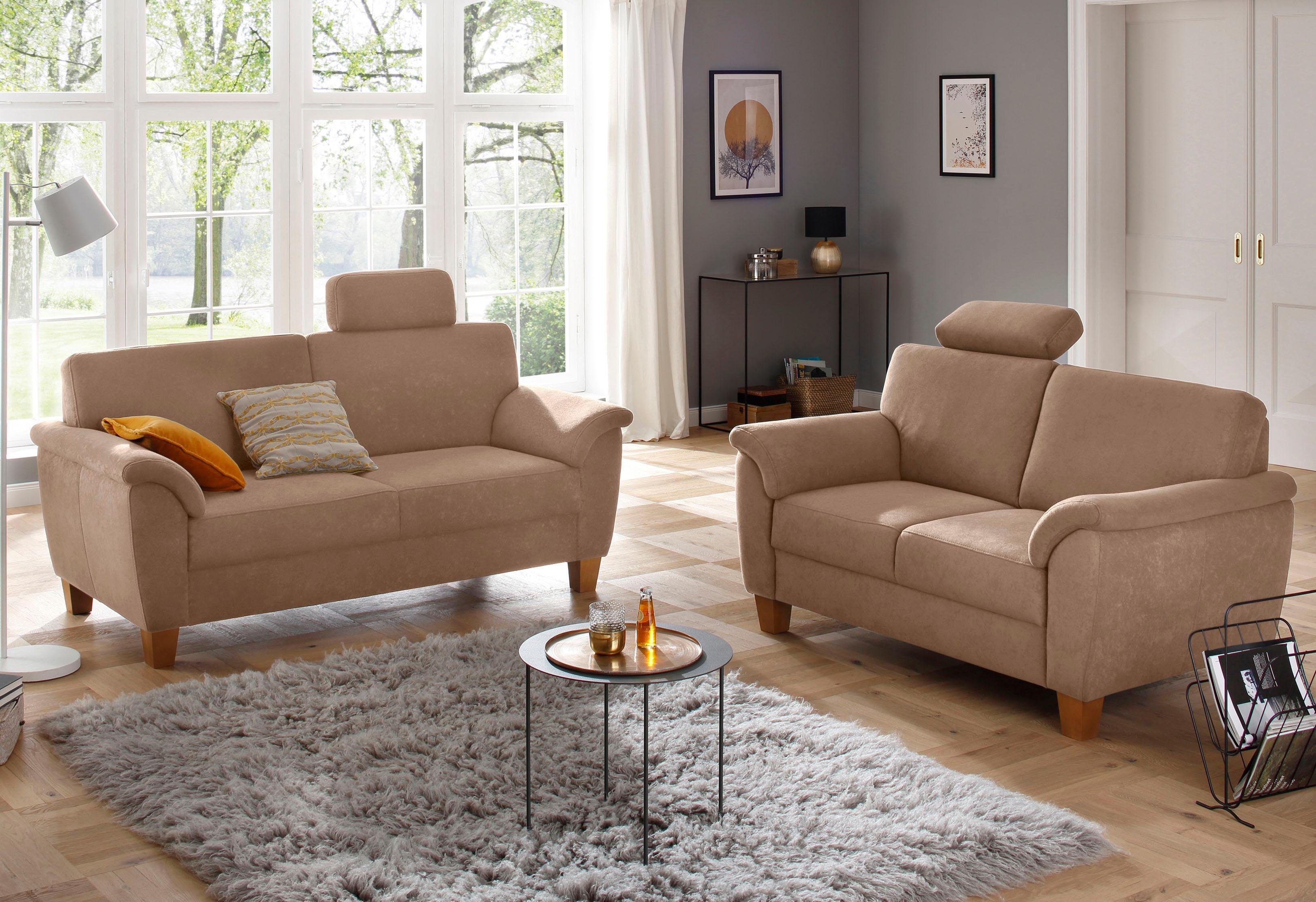 Home affaire Zithoek Texel als set, met binnenvering en contrastnaad