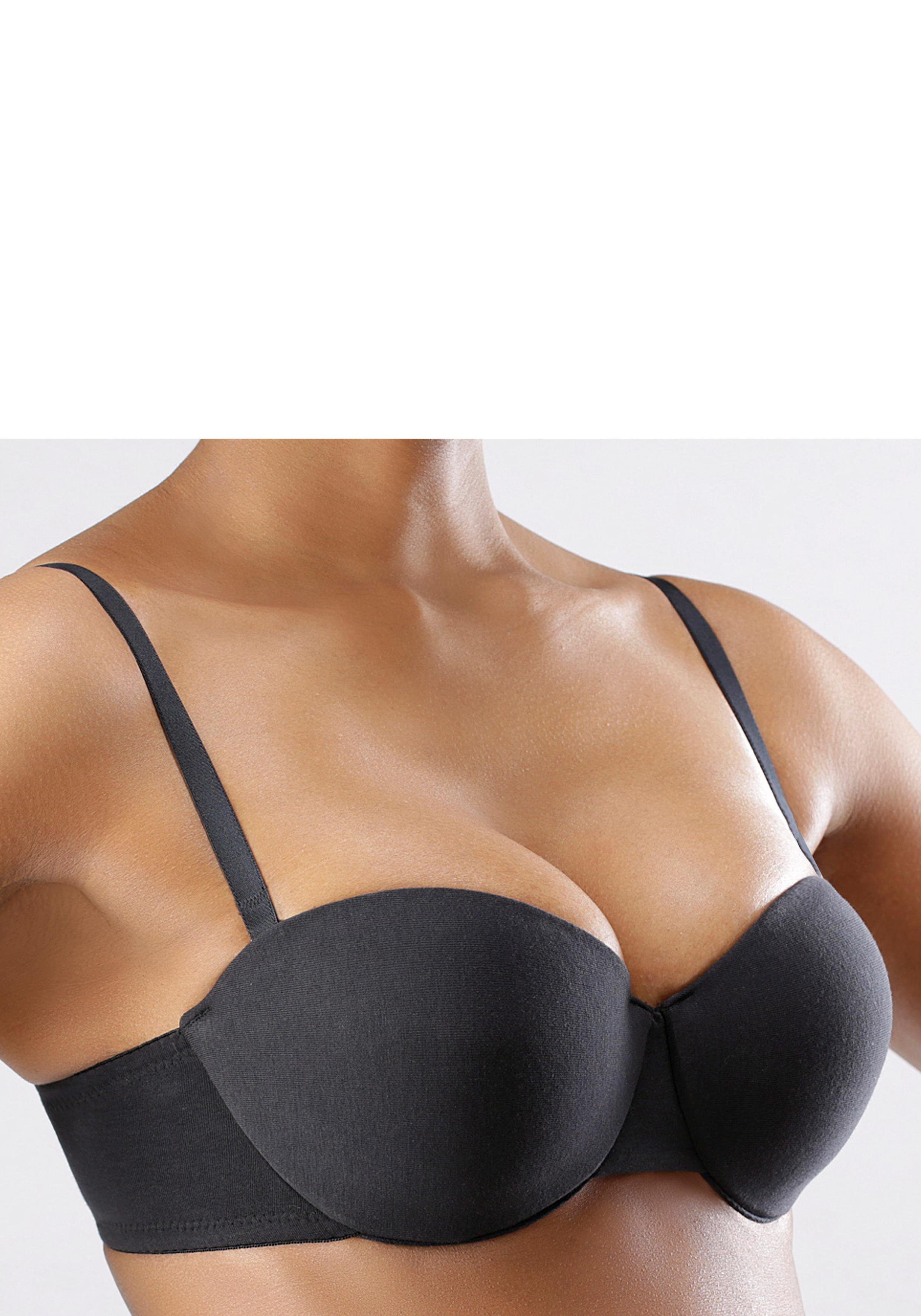 Petite fleur Beugel-bh met afneembare bretels van katoen (Set van 2)