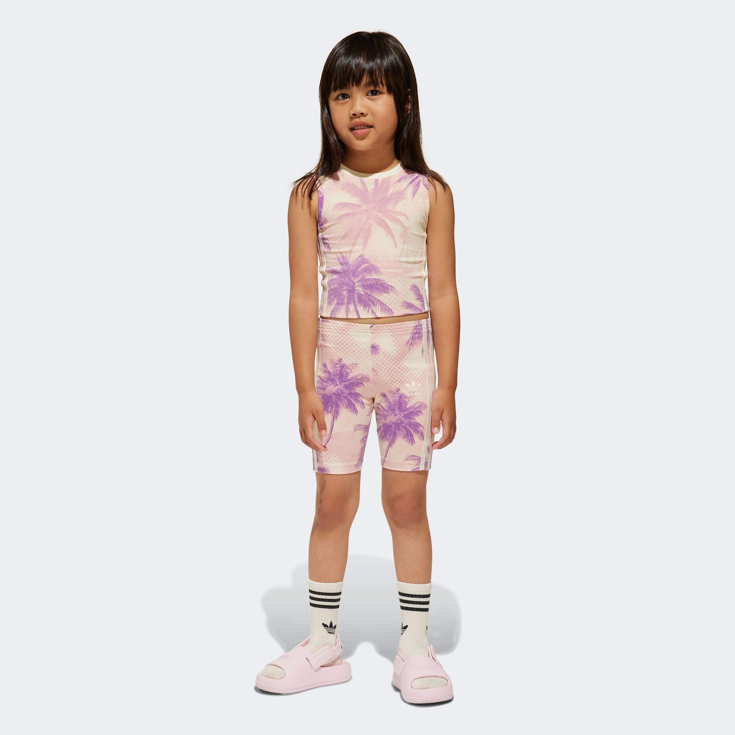 adidas Originals Trainingspak CYCL. SHORT ST (2-delig) meisjes fitness maat 128 roze