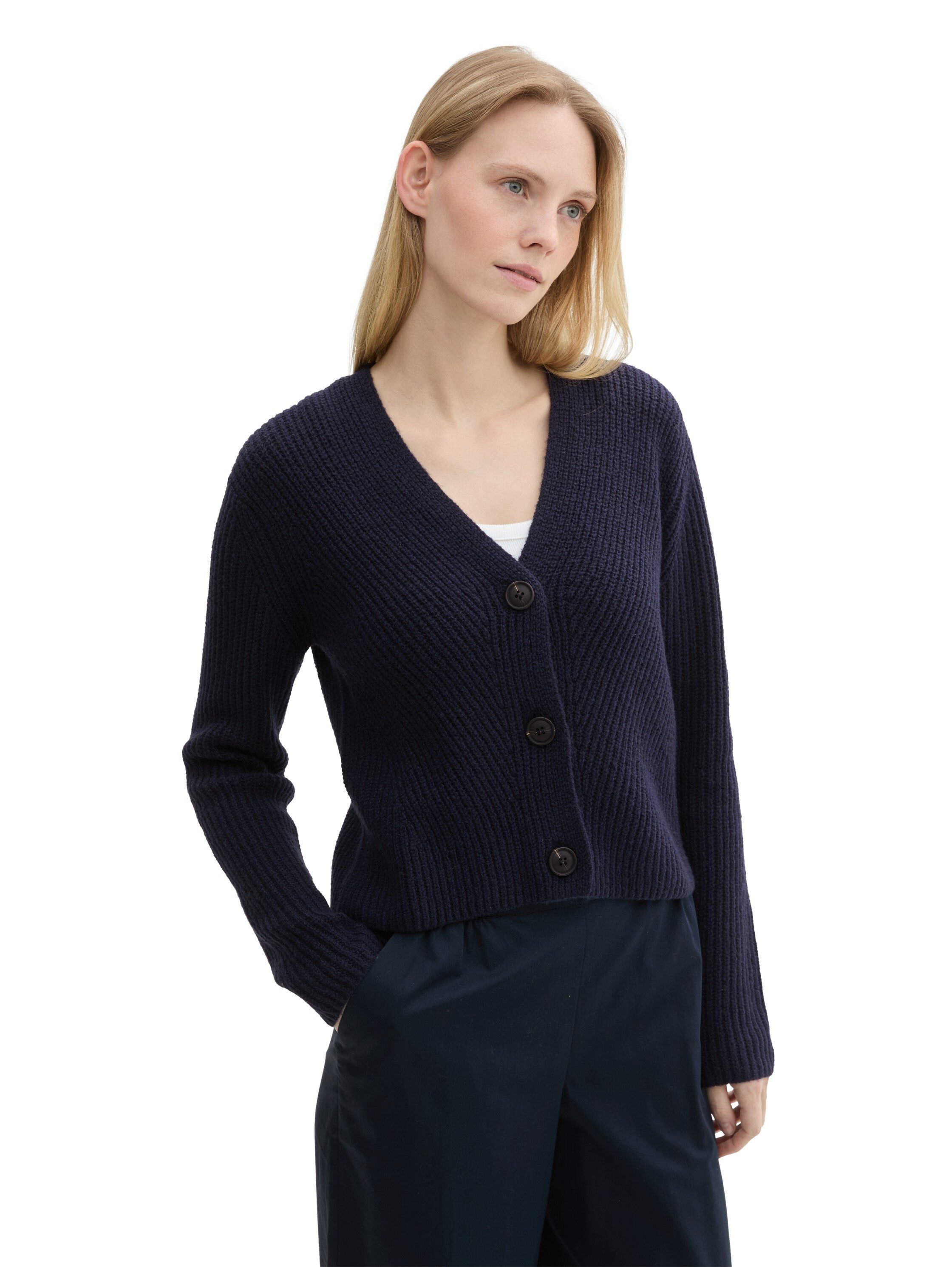 Tom Tailor Vest met knoopsluiting