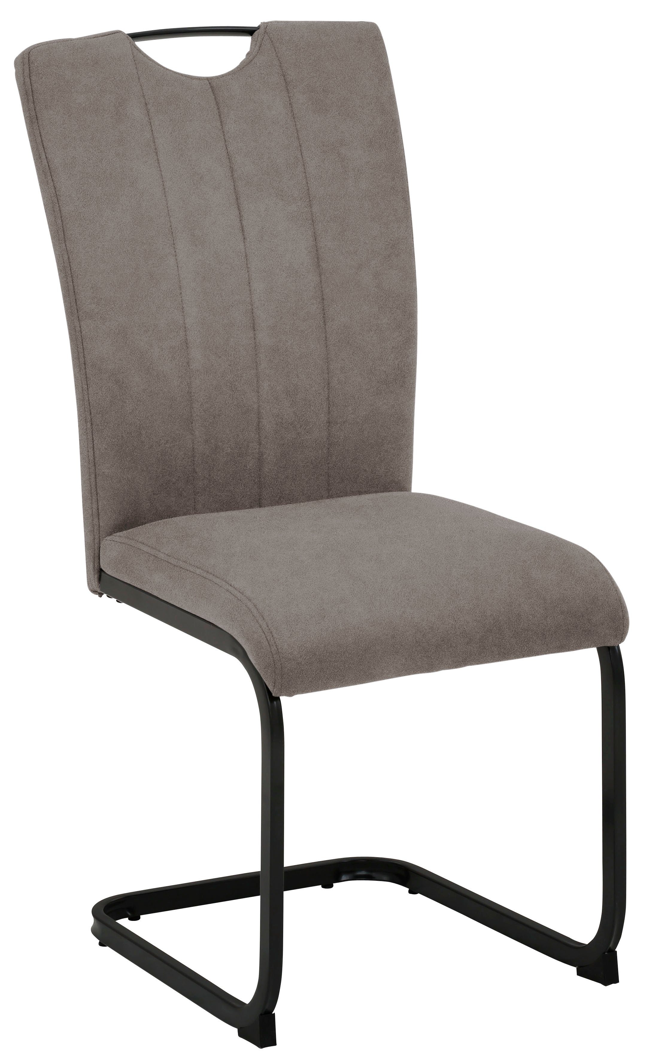 Home affaire Eethoek Napoli 5-delige eethoek met moderne sledestoel en eettafel (set, 5-delig)