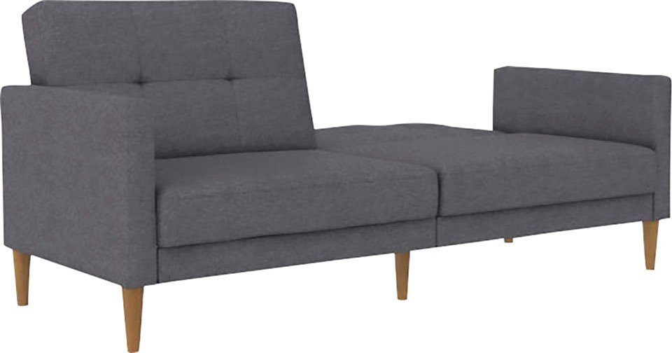 Dorel Home 3-zitsbank Lilly Bedfunctie, rugleuning 3-voudig verstelbaar, zithoogte 43 cm