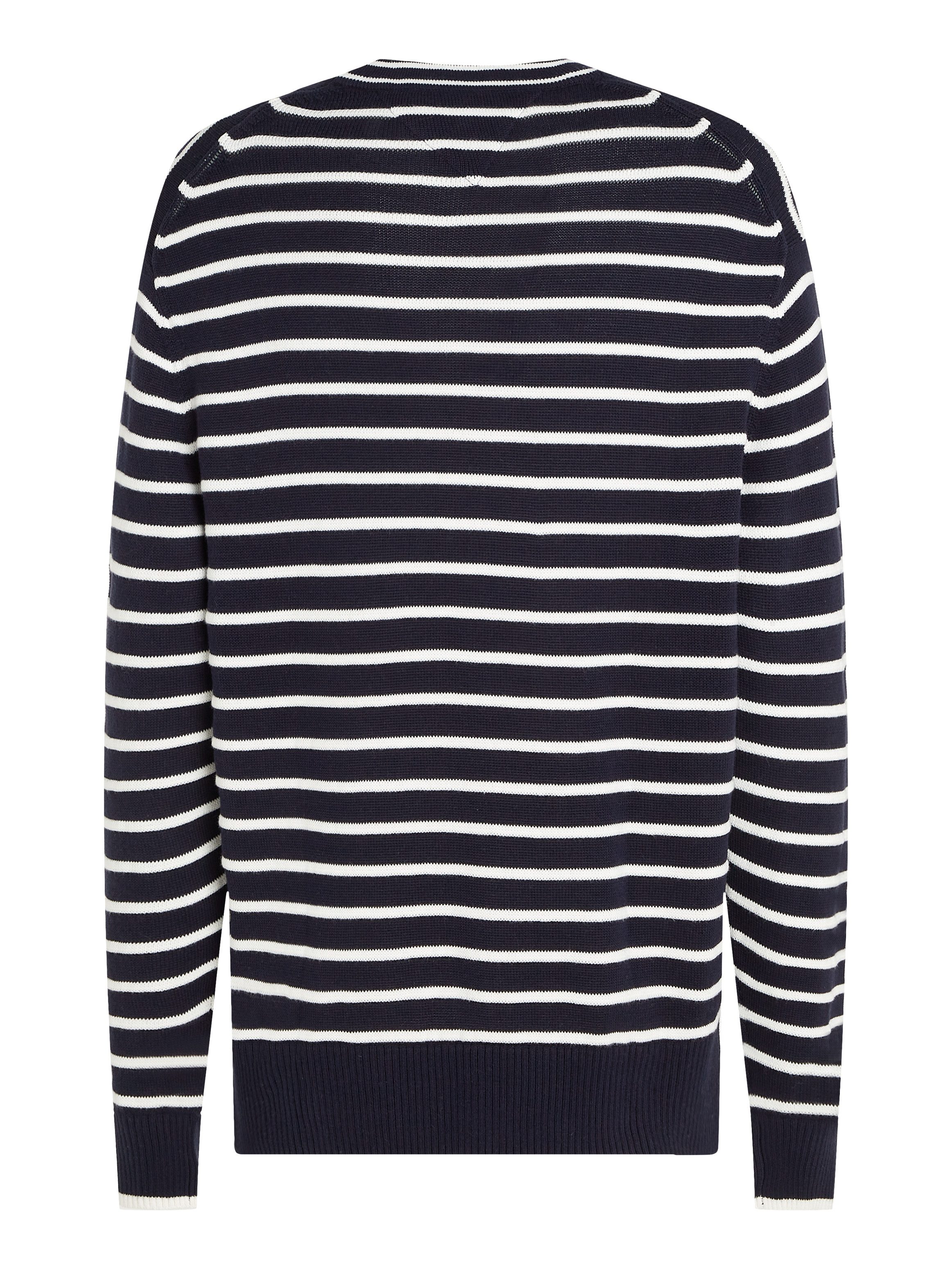 Tommy Hilfiger Gebreide trui BRETON STRUCTURE CREW NECK