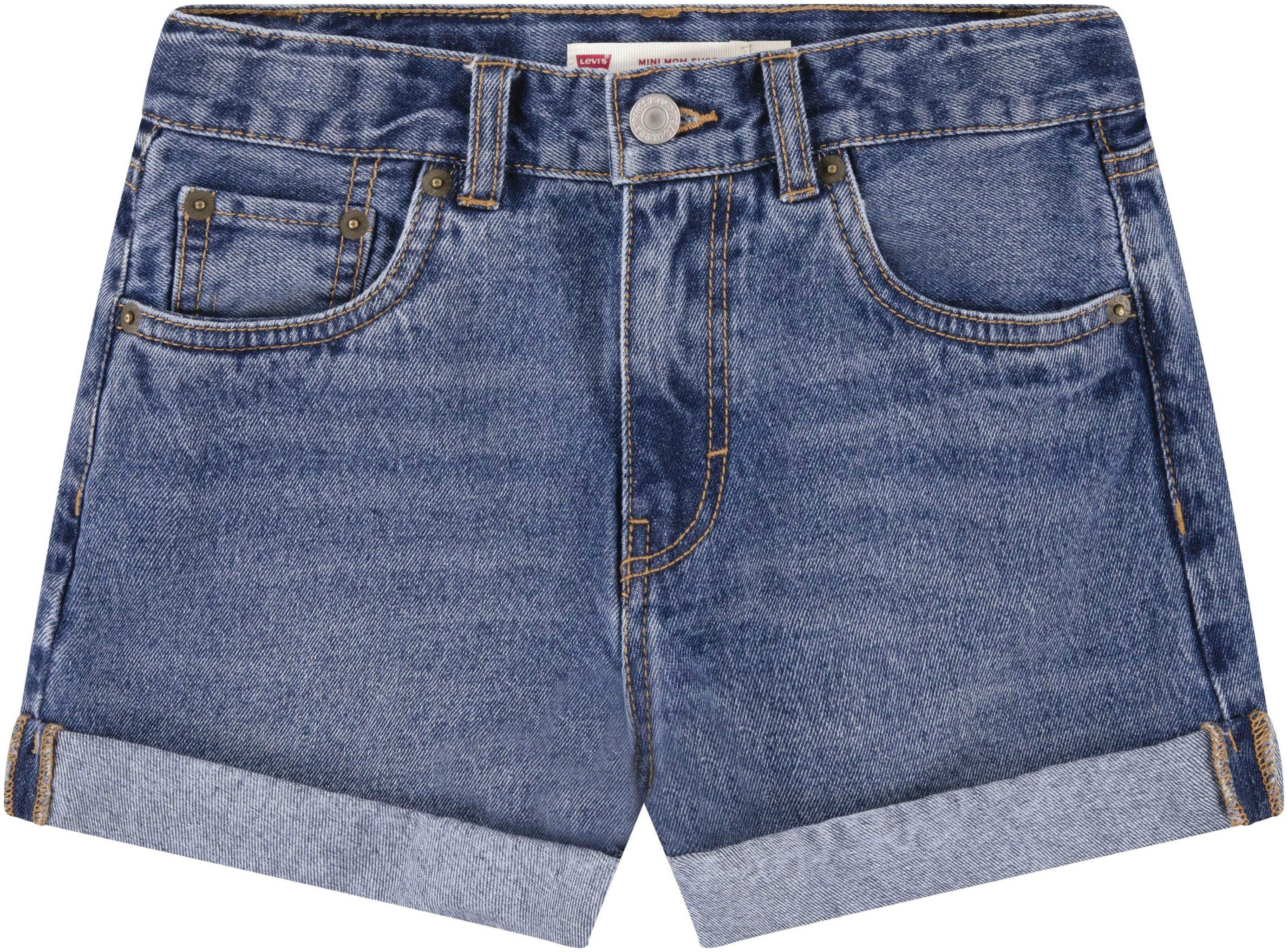 Levi's Kidswear Jeansshort LVG MINI MOM SHORT W/ ROLL CUF