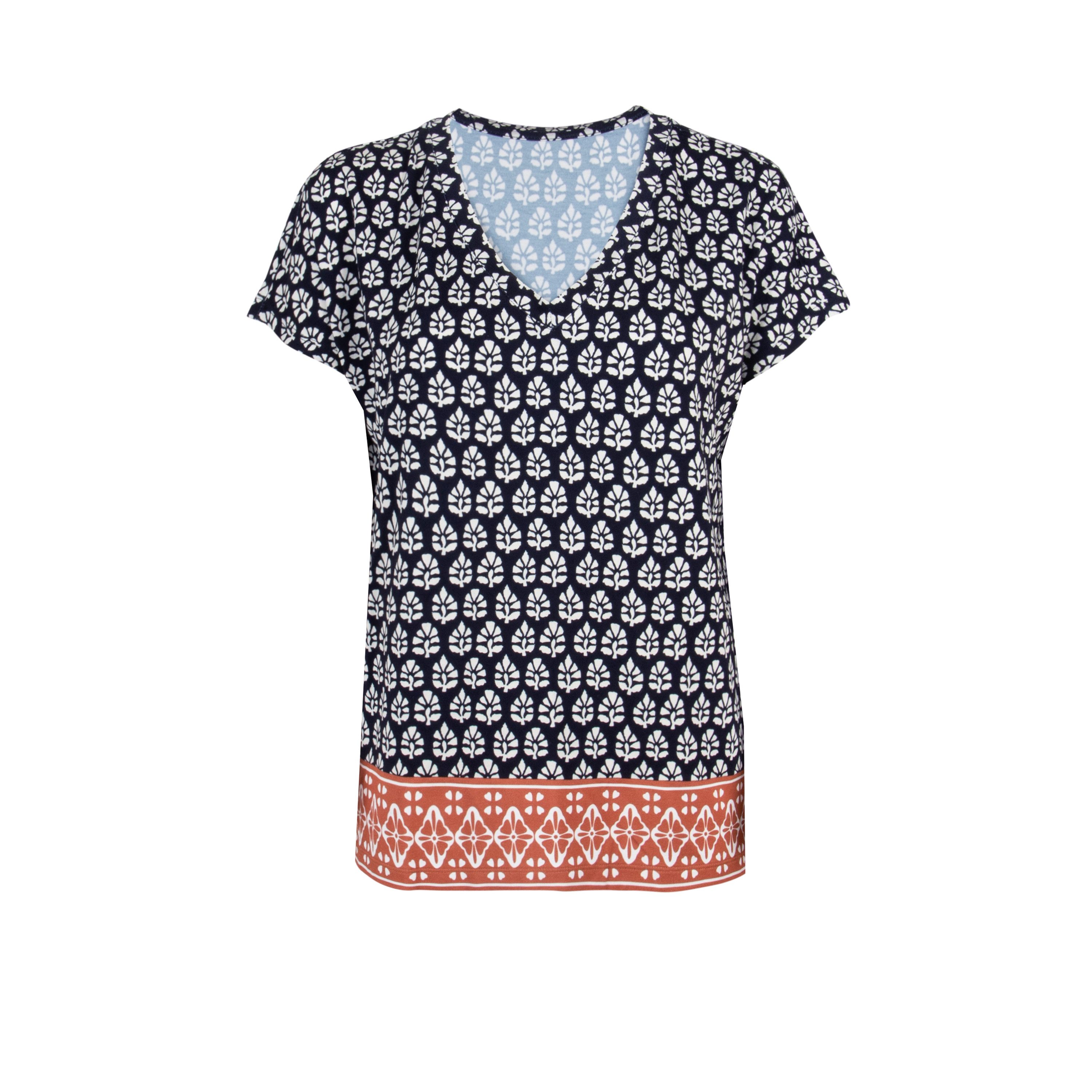 Lieblingsstück Shirt met V-hals CaleniL met all-over print