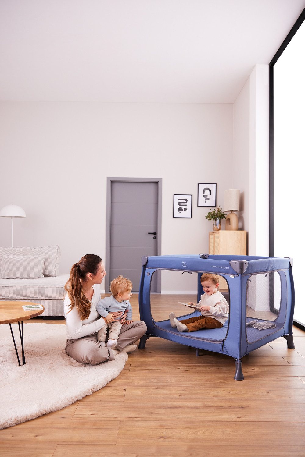 Hauck Baby-campingbed Sleep N Play SQ, Set dark green