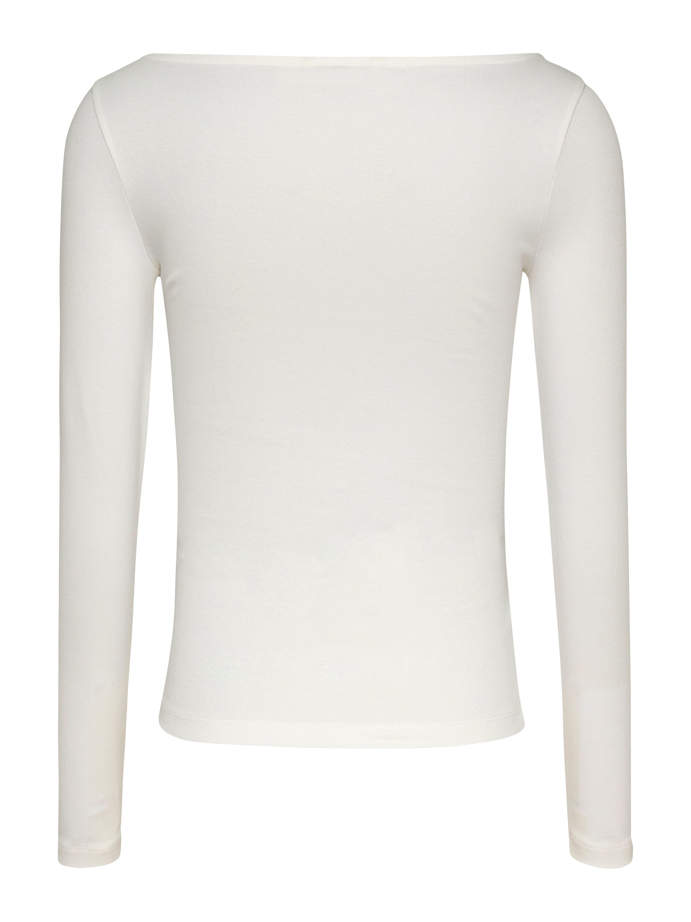 TOMMY JEANS Shirt met lange mouwen TJW BOAT NECK TOP LS