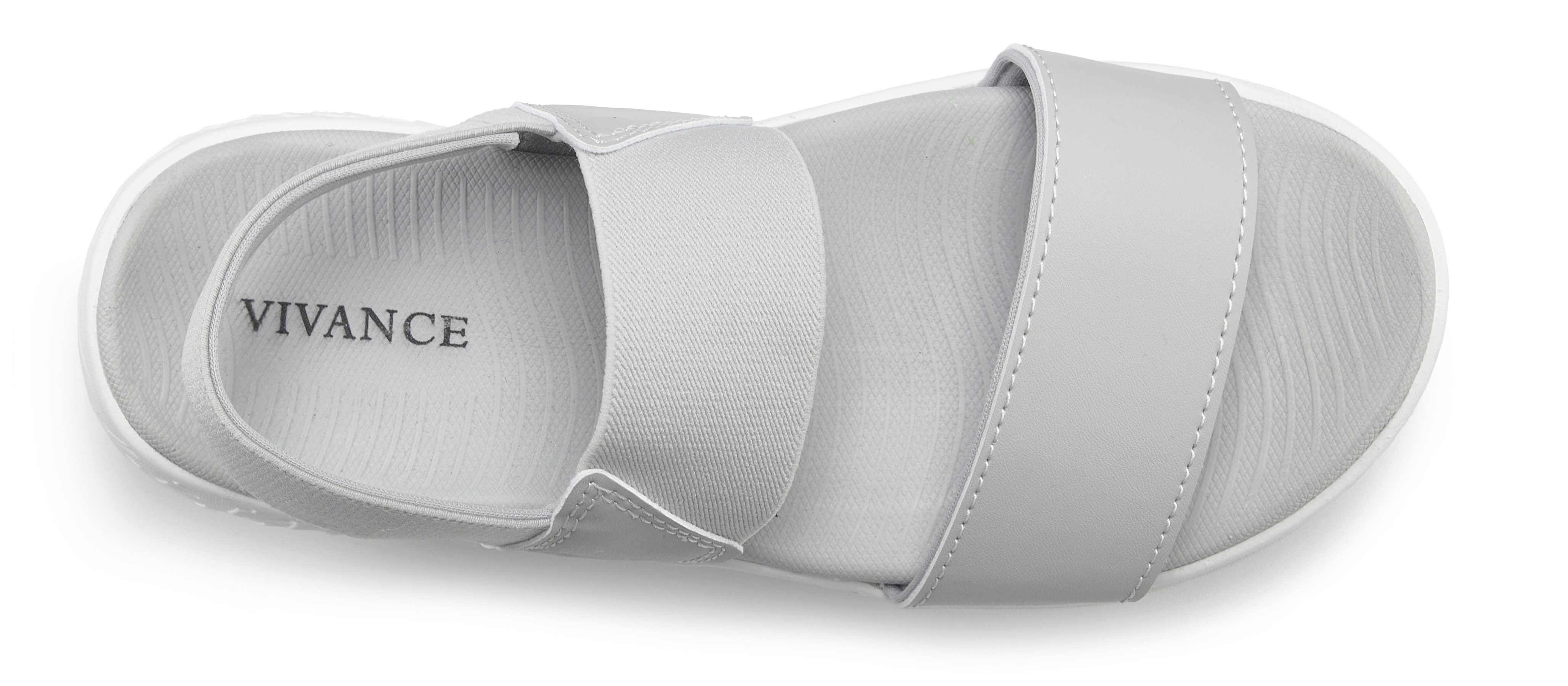 Vivance Sandalen Zomerschoen Sandalette, zomerschoen met lichte zool & elastische banden VEGAN