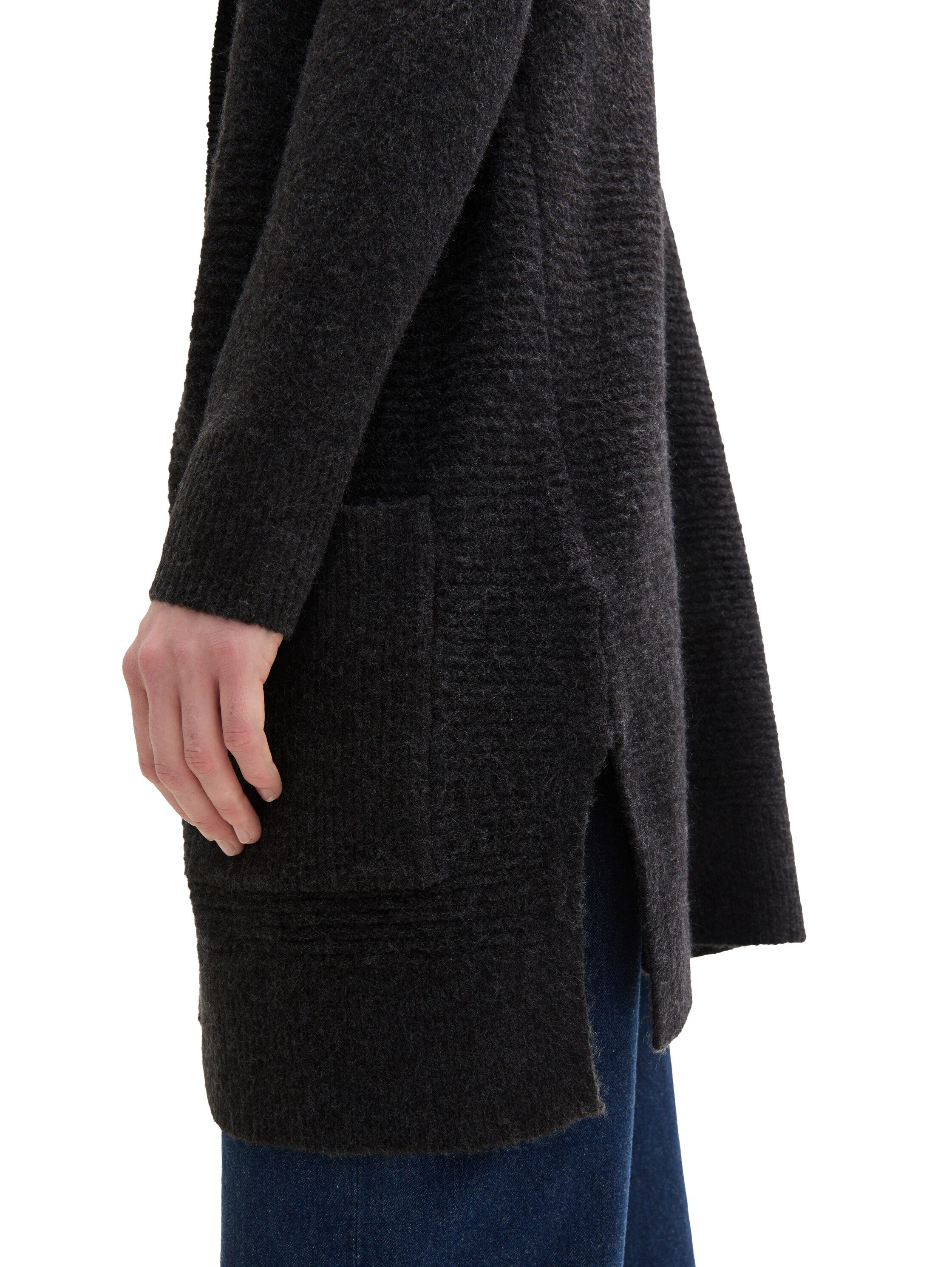 Tom Tailor Denim Cardigan met een capuchon