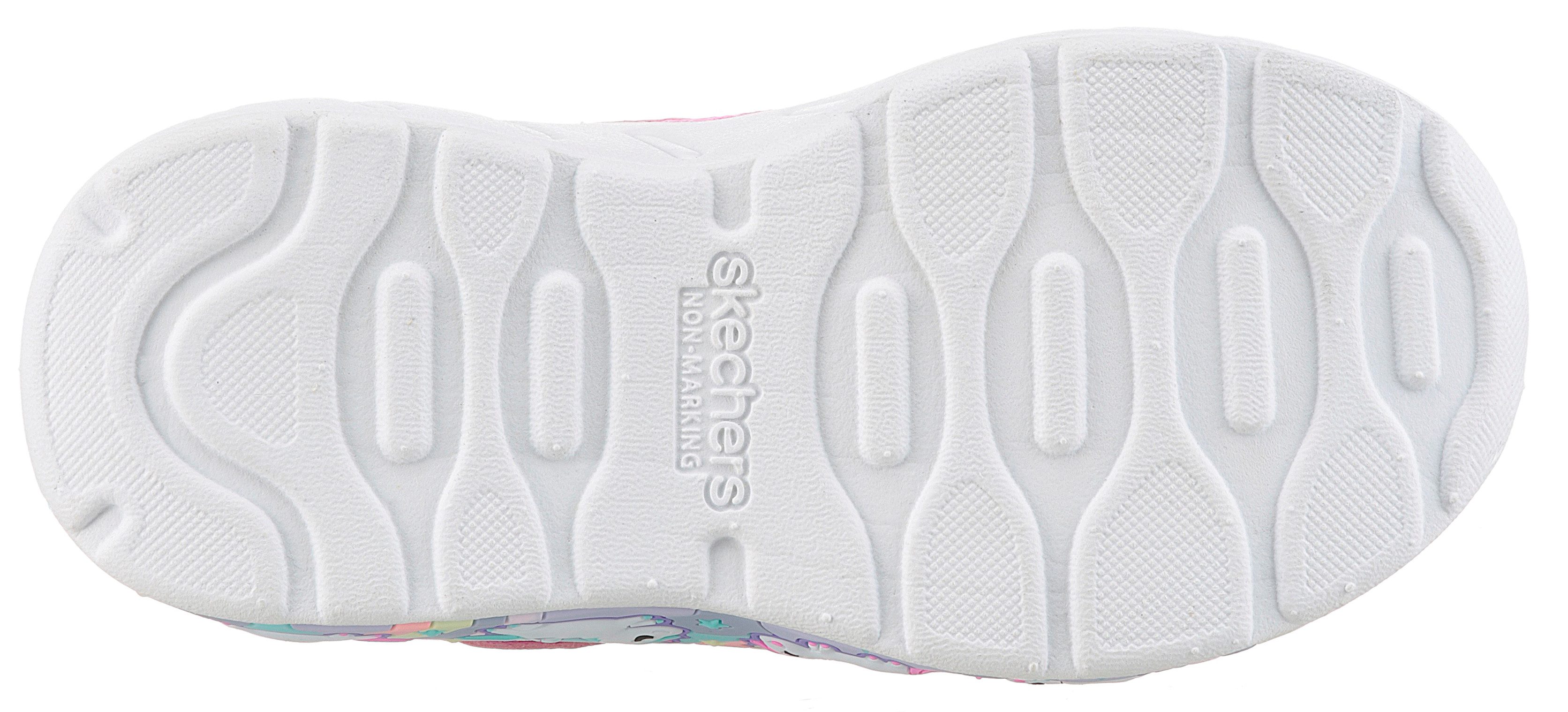 Skechers Babyschoentjes PLAY SCENE-FUN SQUAD , sneaker versierd met kleurrijke motieven, maat sjabloon te downloaden