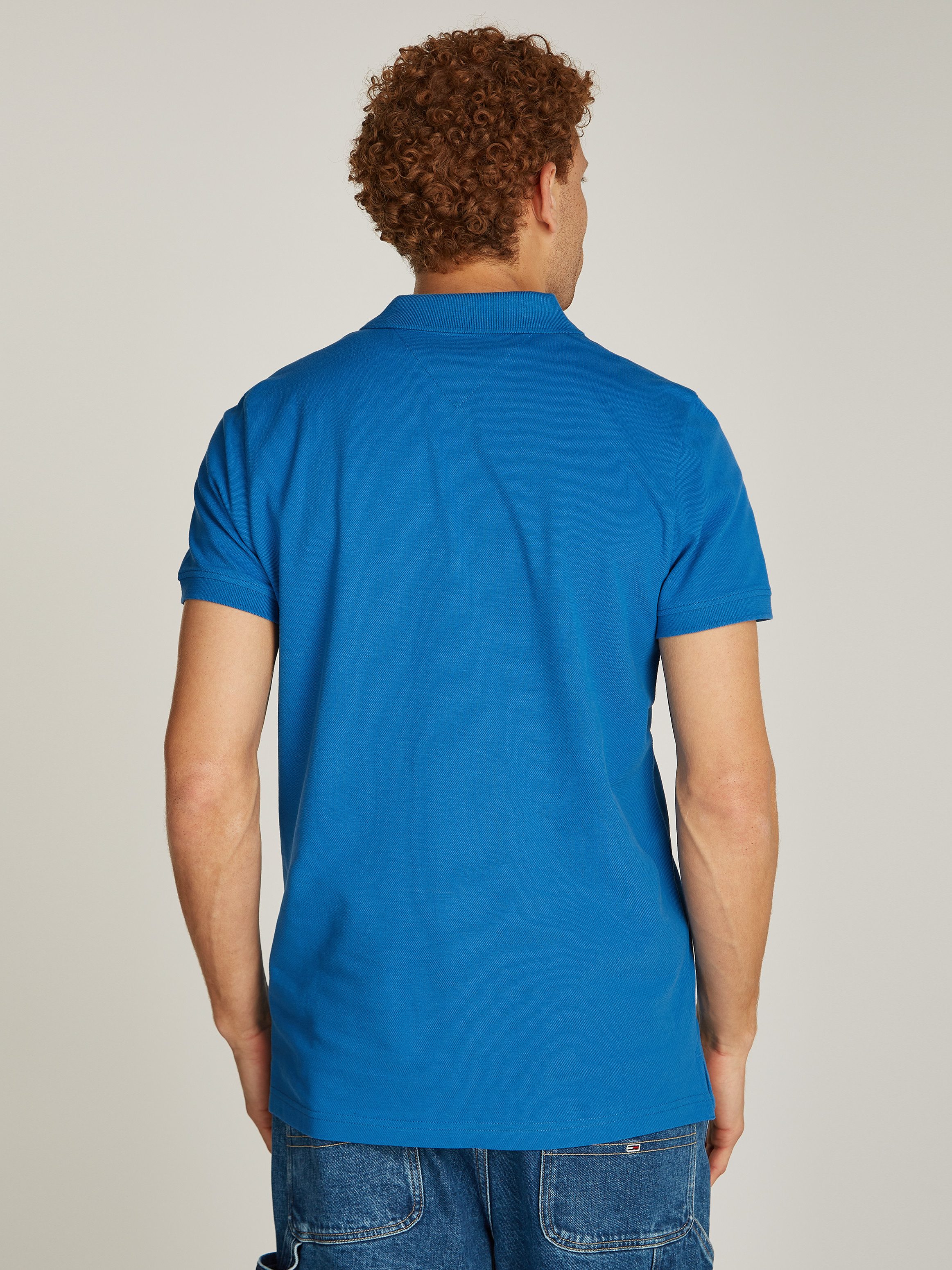 TOMMY JEANS Poloshirt TJM SLIM PLACKET POLO