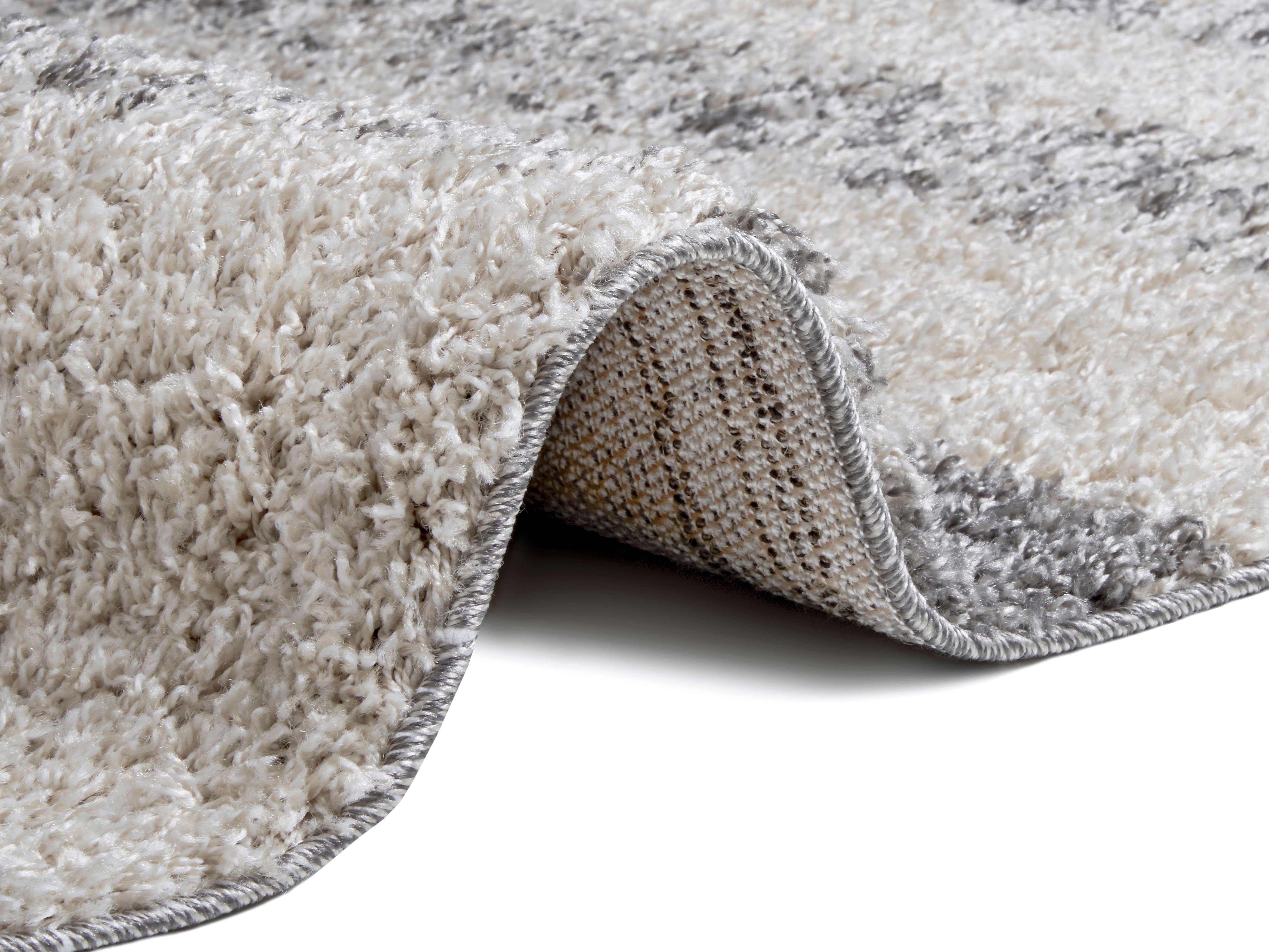 Home affaire Hoogpolig vloerkleed Nelson Design shaggy, streepdessin, boho look, robuust, gemakkelijk in onderhoud