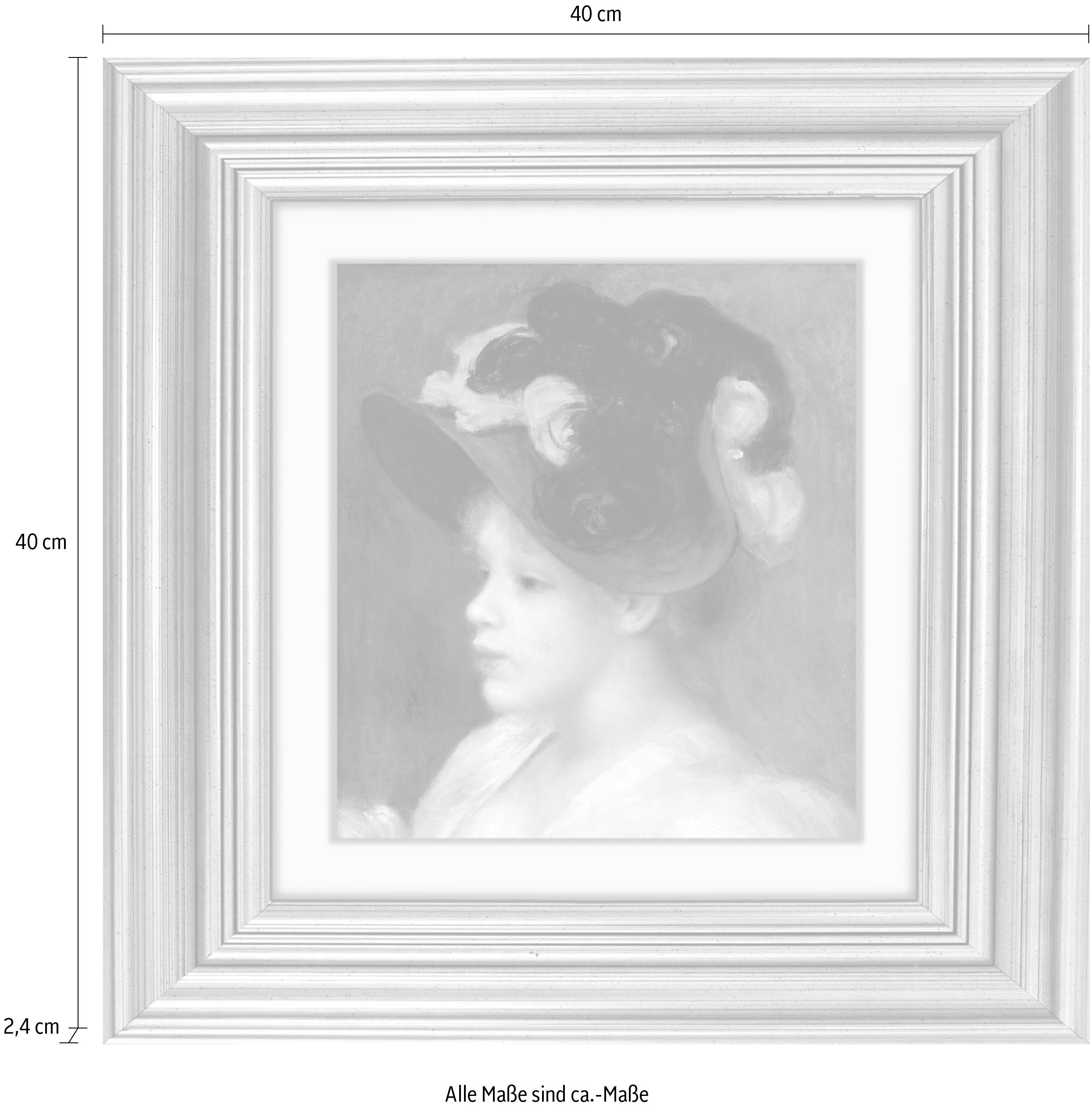 queence Artprint op acrylglas Vrouw Fine Art-print in galeriekwaliteit