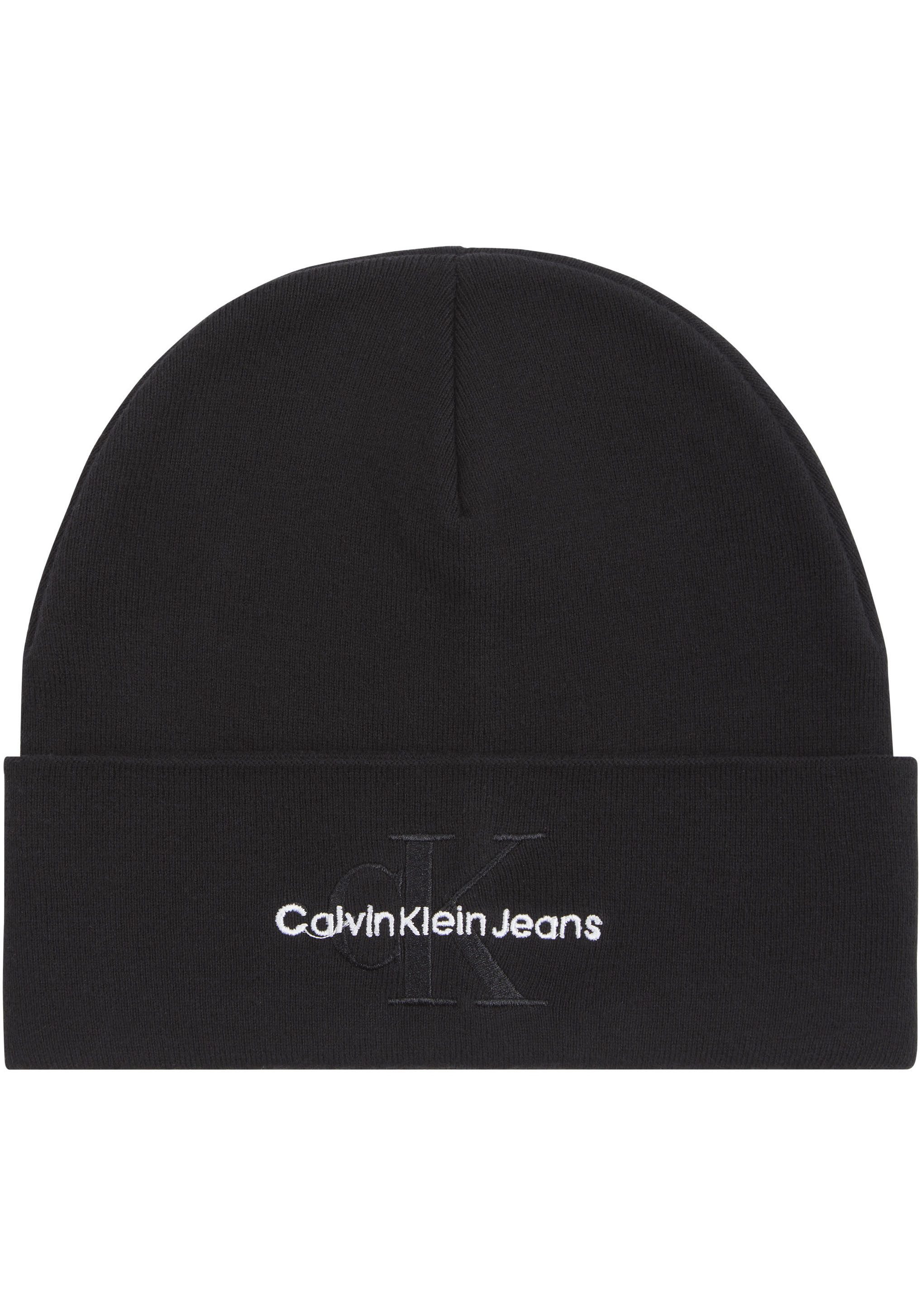 Calvin Klein Beanie MONOLOGO EMBRO BEANIE