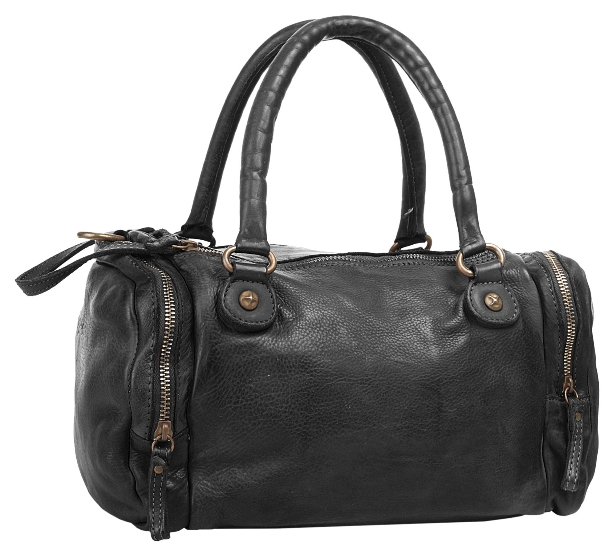 X-Zone Tas echt leer, made in italy