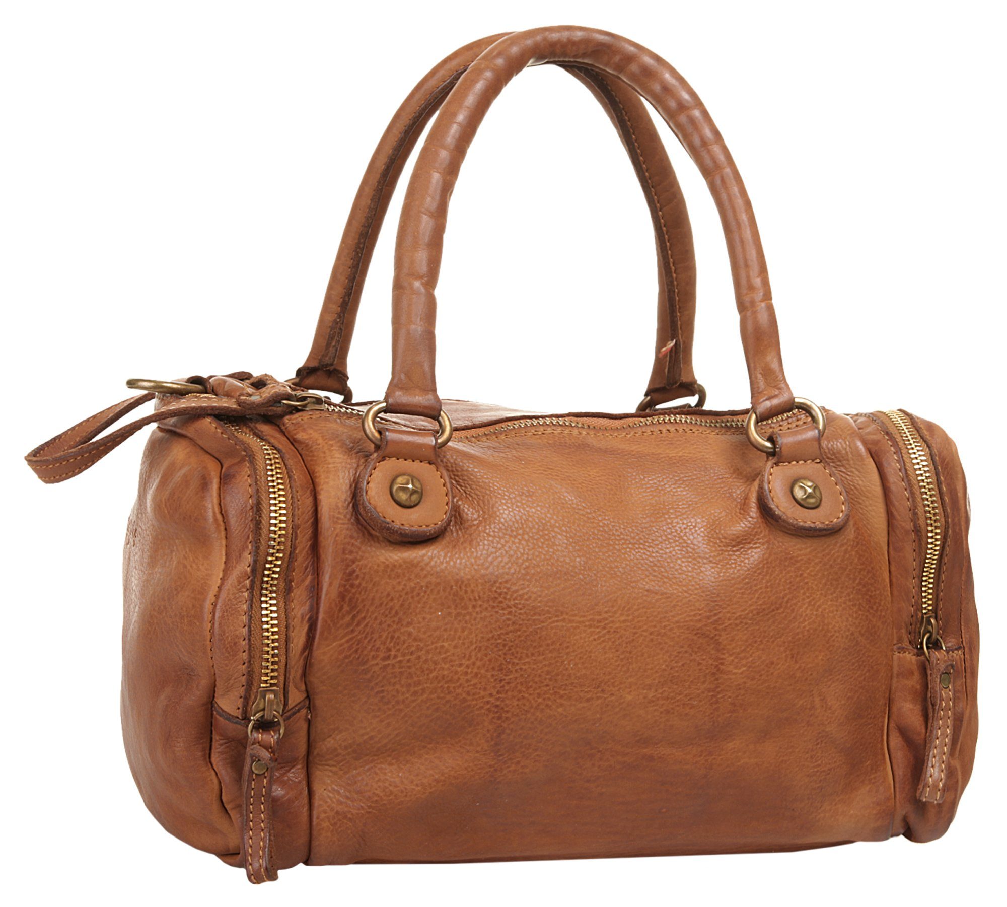 X-Zone Tas echt leer, made in italy