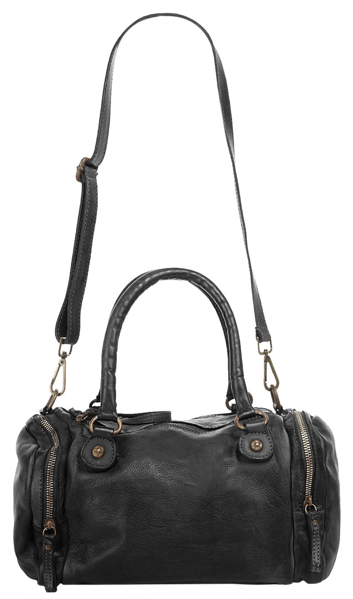 X-Zone Tas echt leer, made in italy