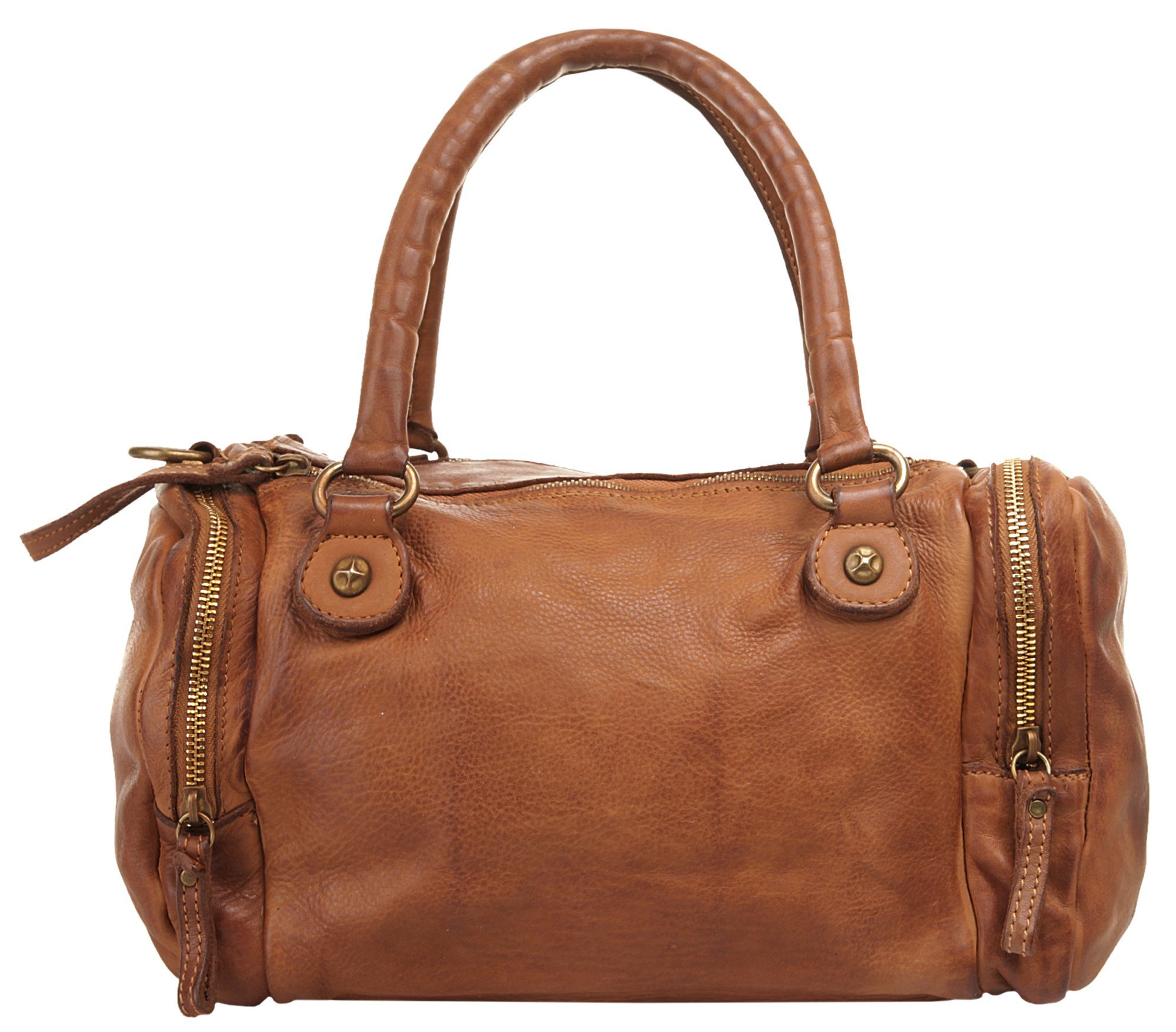 X-Zone Tas echt leer, made in italy