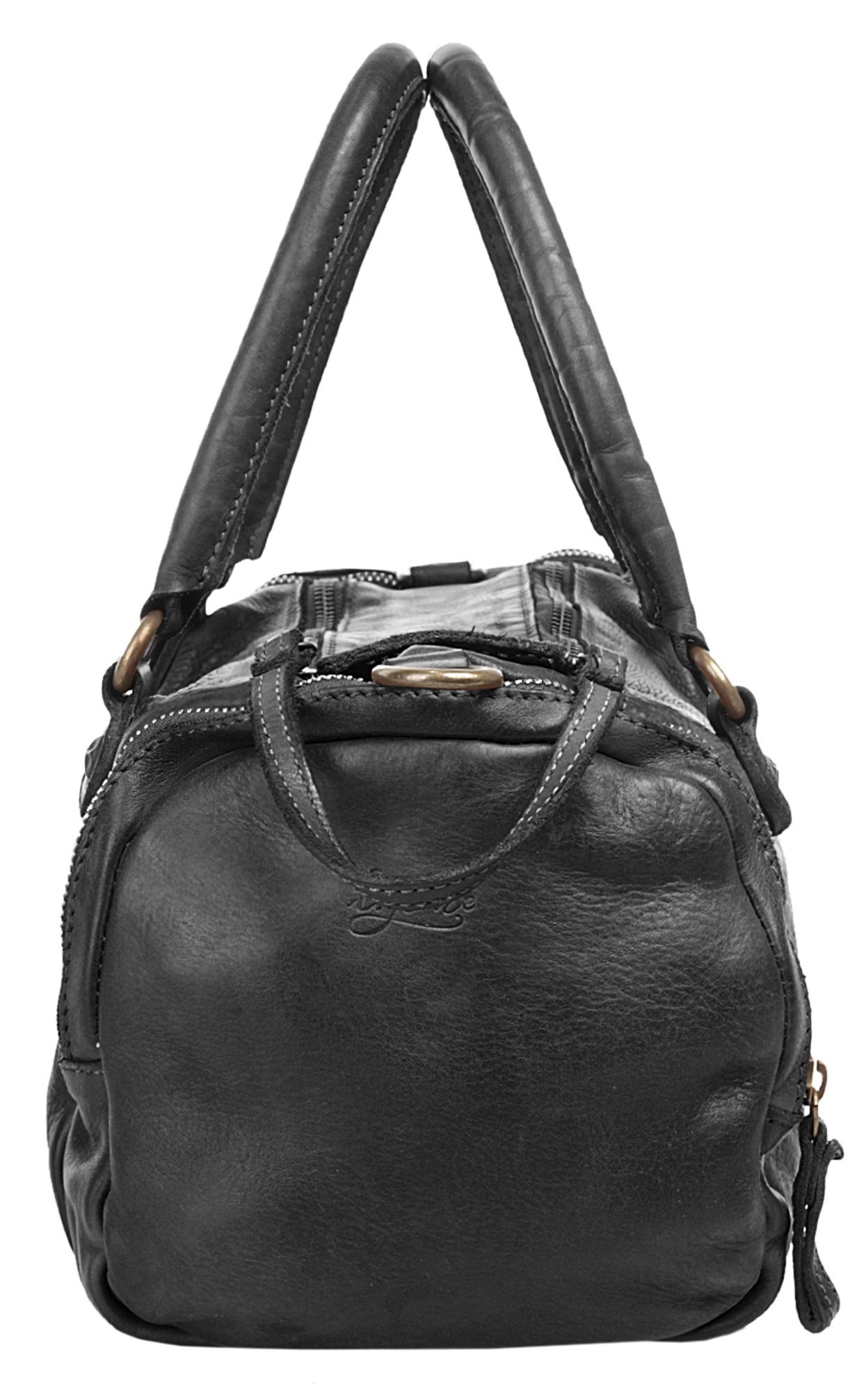 X-Zone Tas echt leer, made in italy