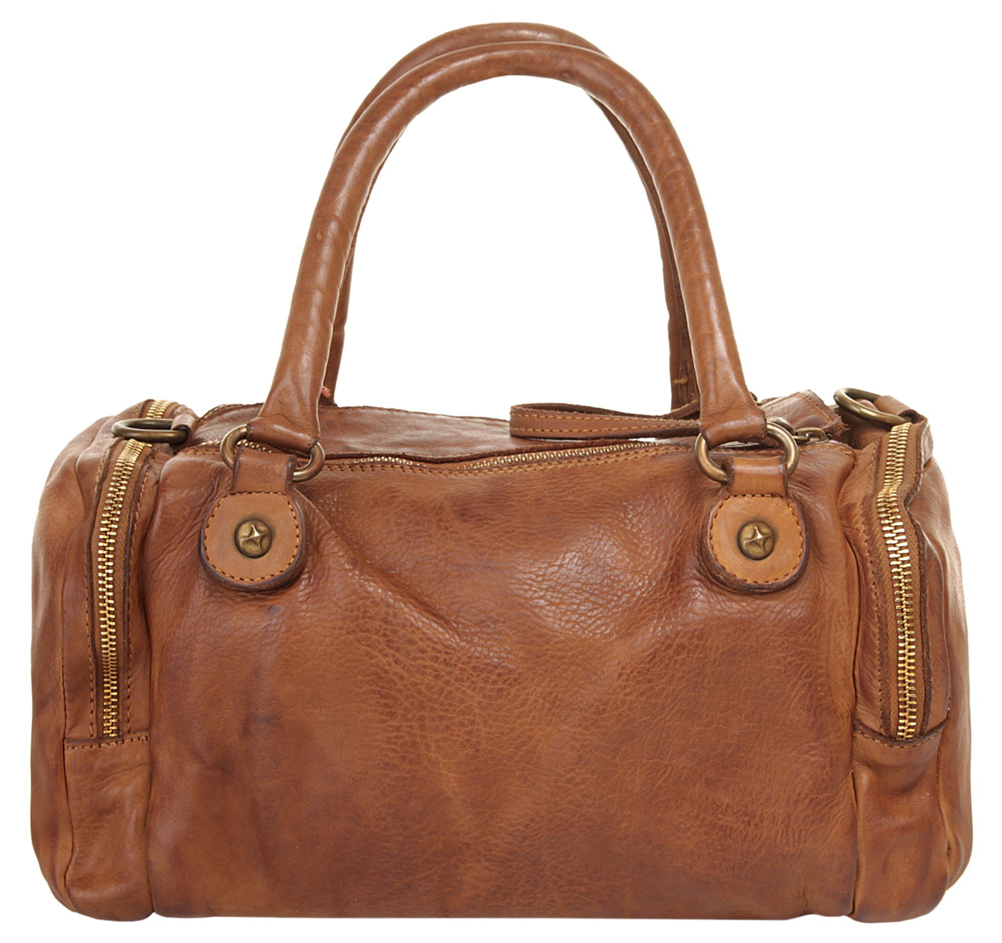X-Zone Tas echt leer, made in italy
