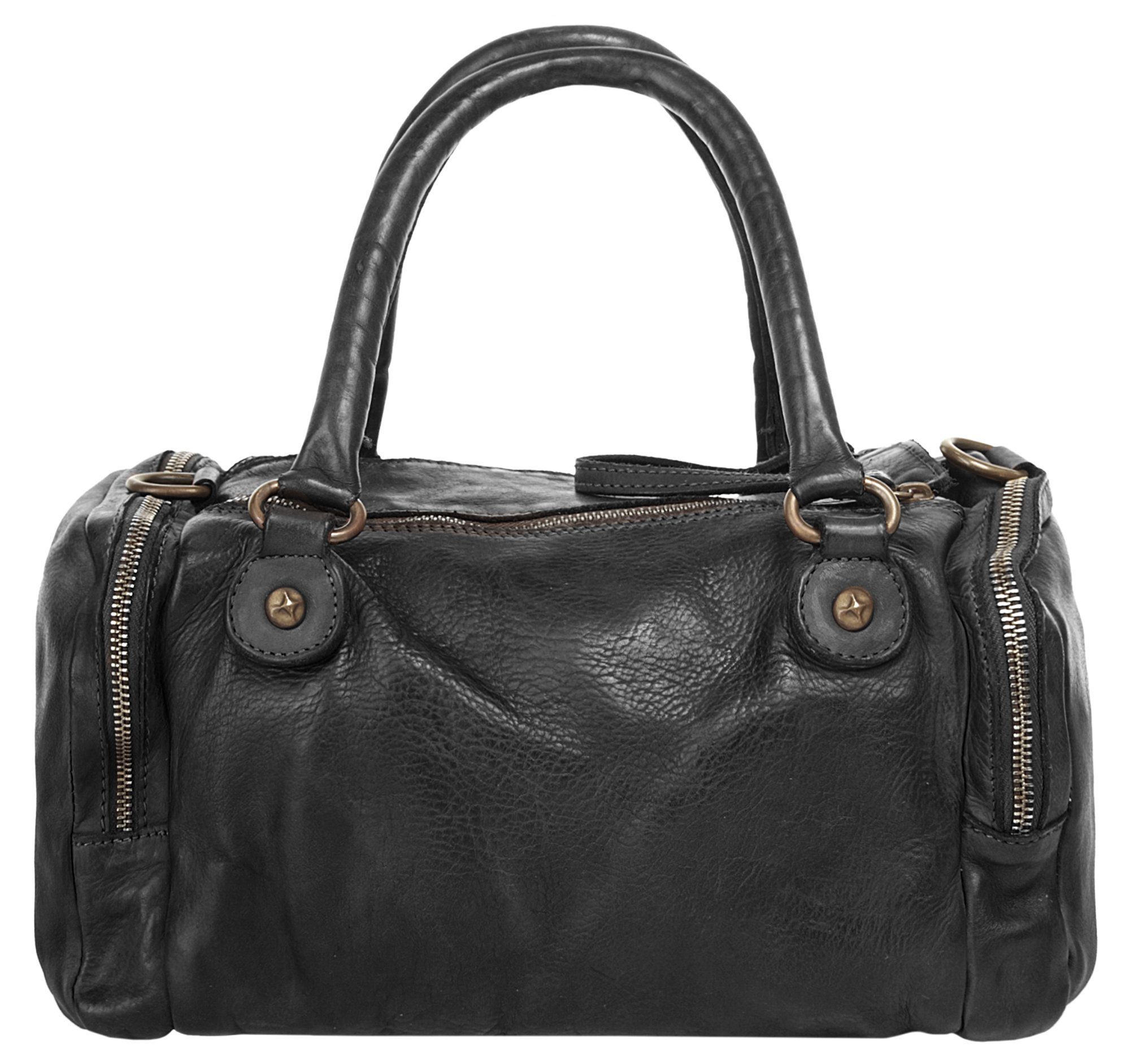X-Zone Tas echt leer, made in italy