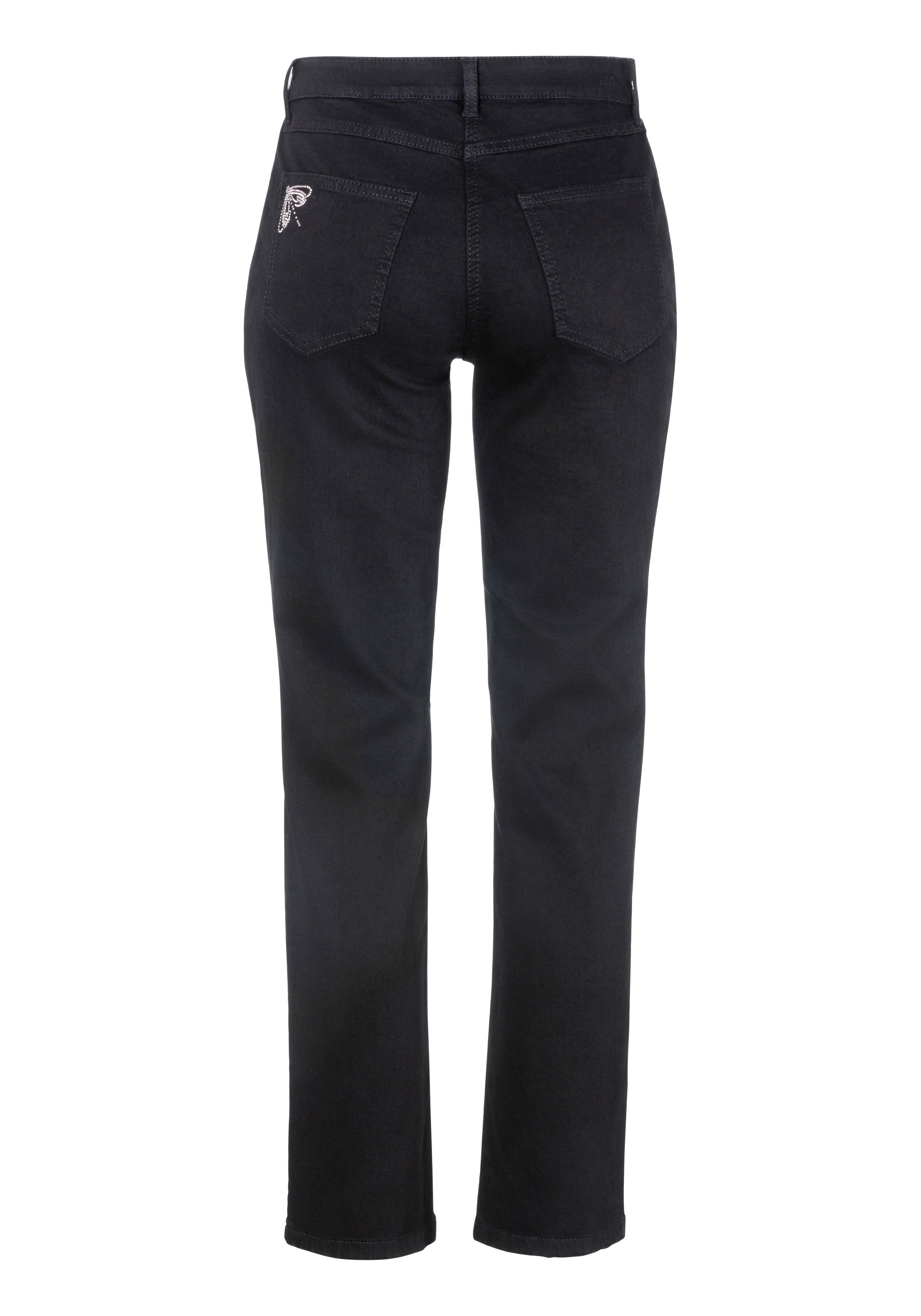 MAC Straight jeans MELANIE dragon-fly Decoratieve nietendetails op de achterzak