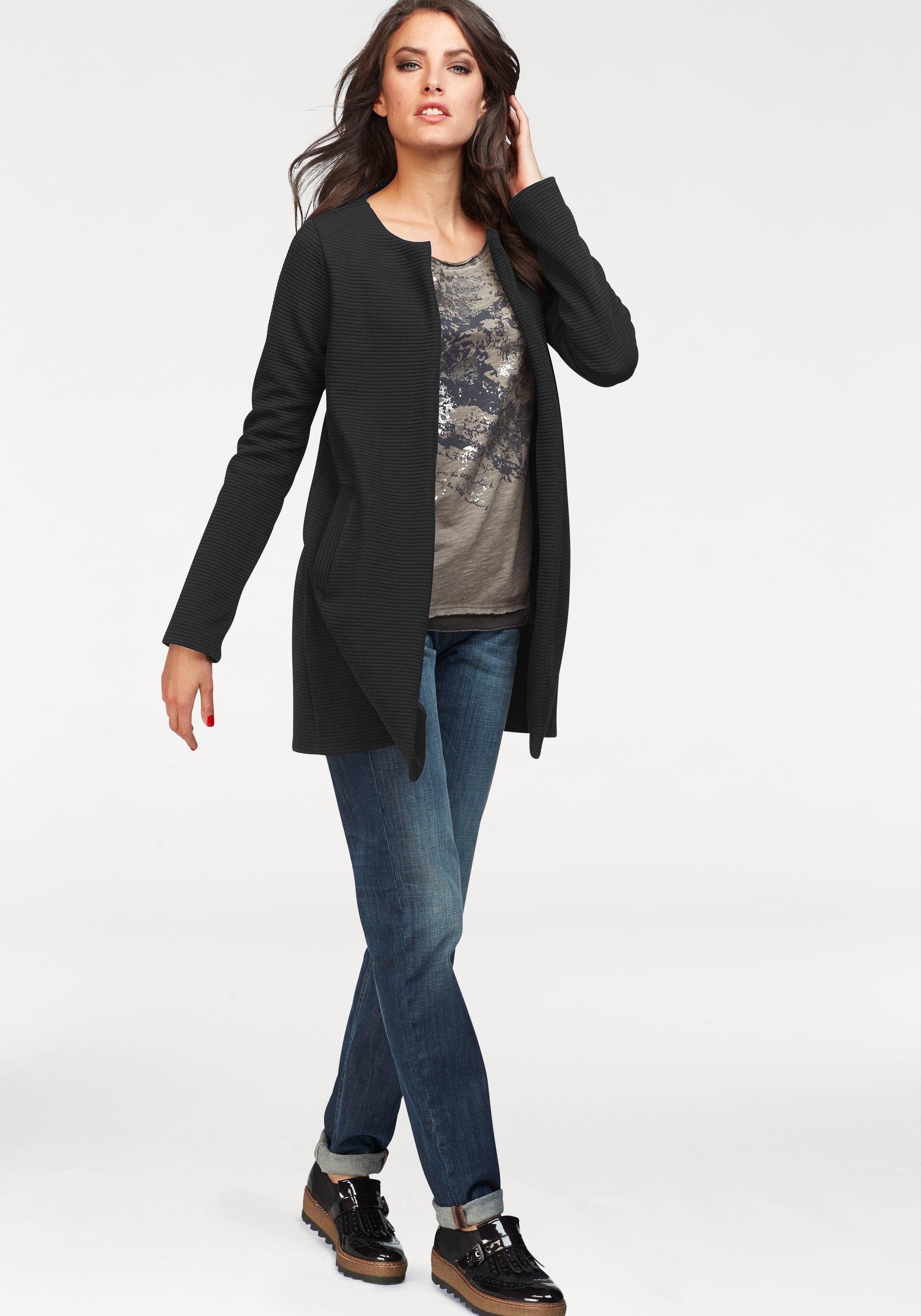 Aniston SELECTED Lange blazer in modieuze lengte