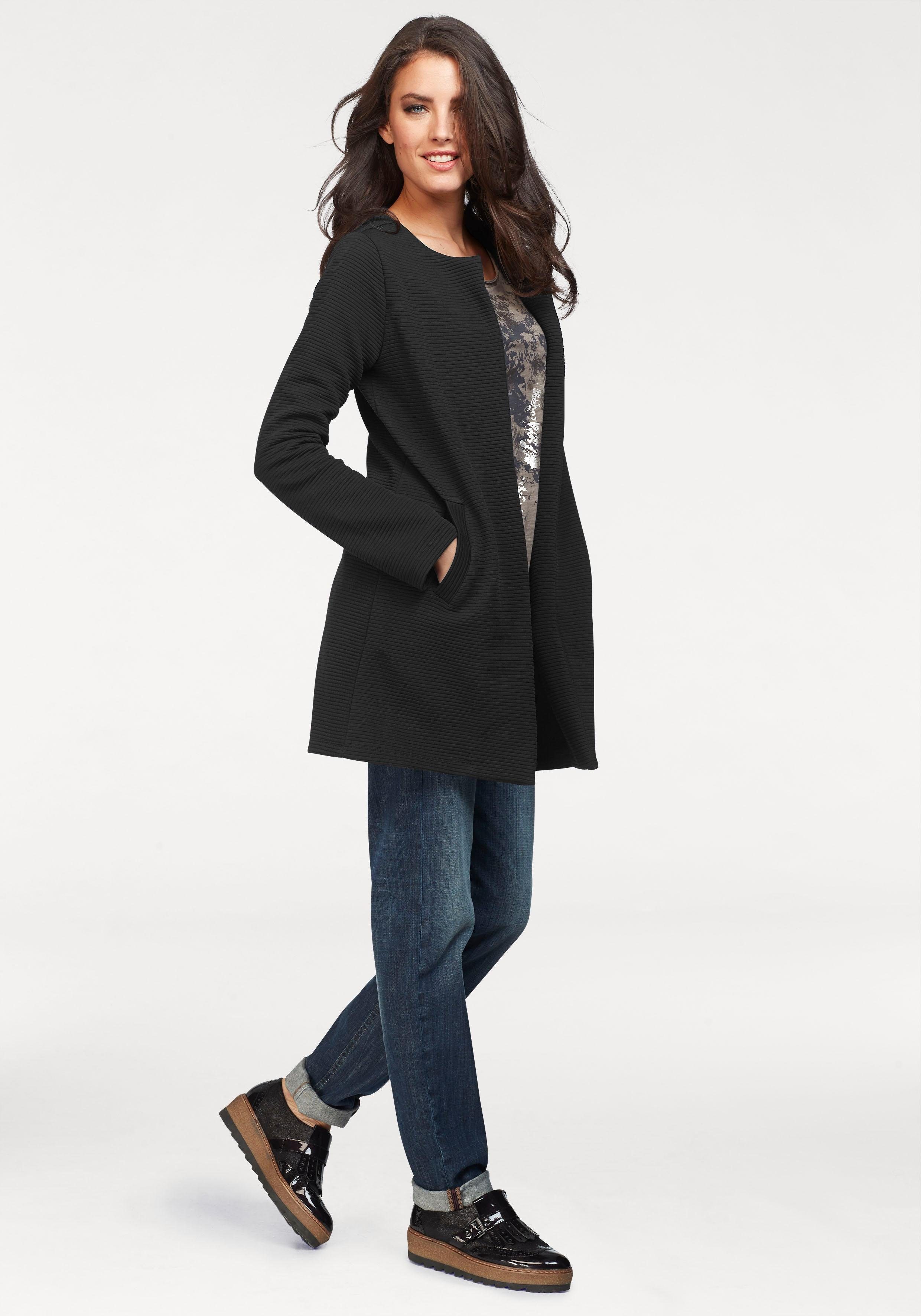 Aniston SELECTED Lange blazer in modieuze lengte