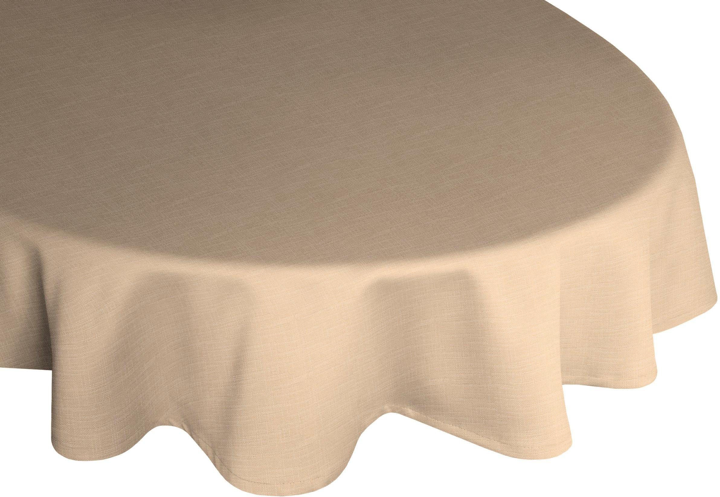 Wirth Tafellaken WIESSEE (1 stuk) tafelkleden maat 1 (160x220 cm) beige