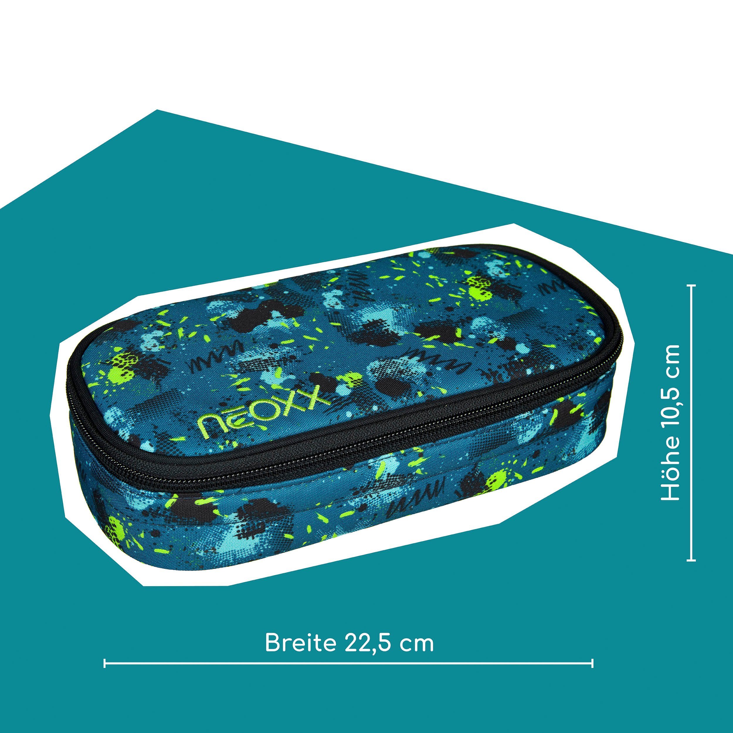 neoxx Etui Jump, Petrol Extreme gedeeltelijk van gerecycled materiaal