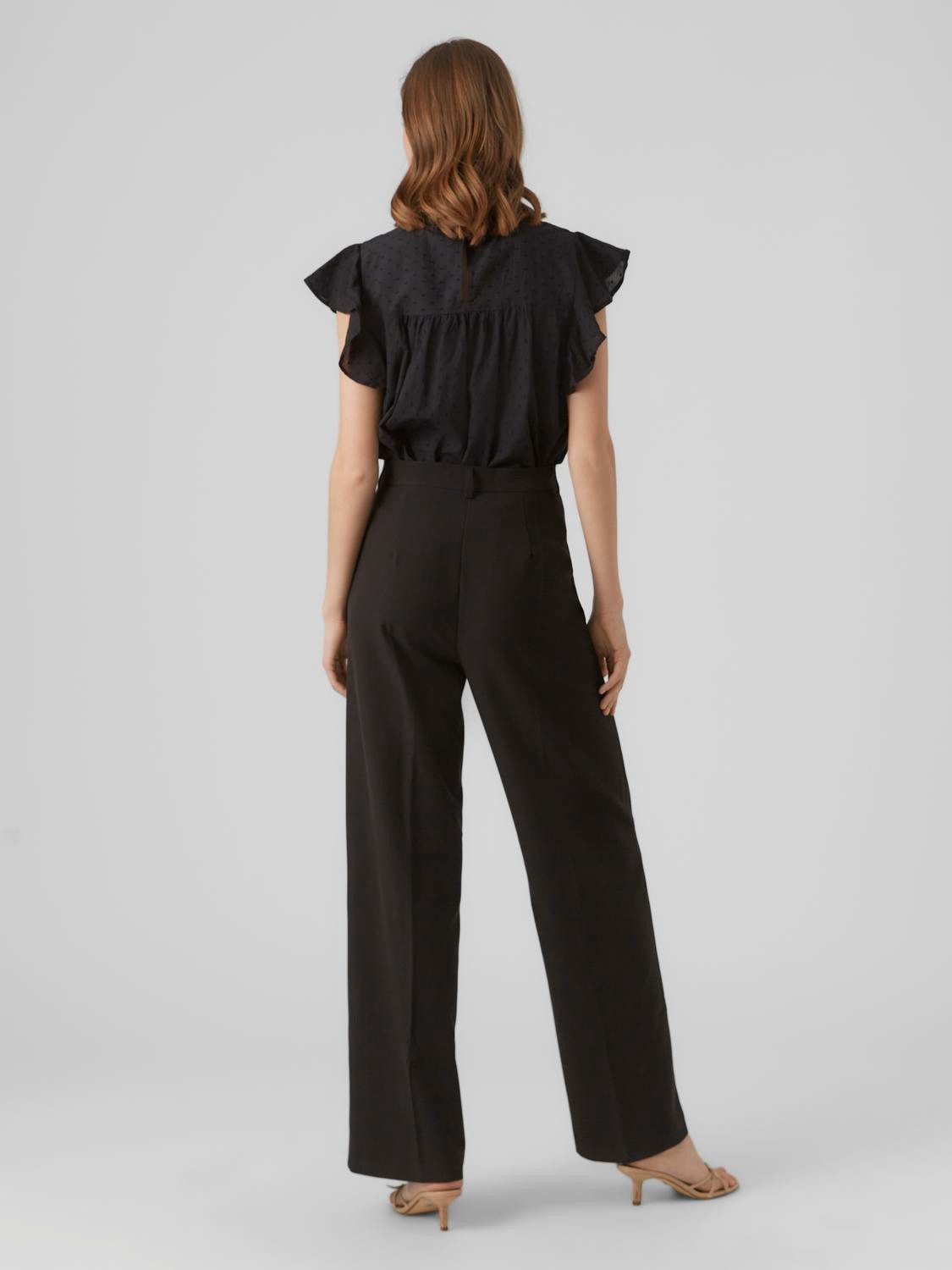 Vero Moda Shirt VMTRINE SL LACE TOP WVN NOOS