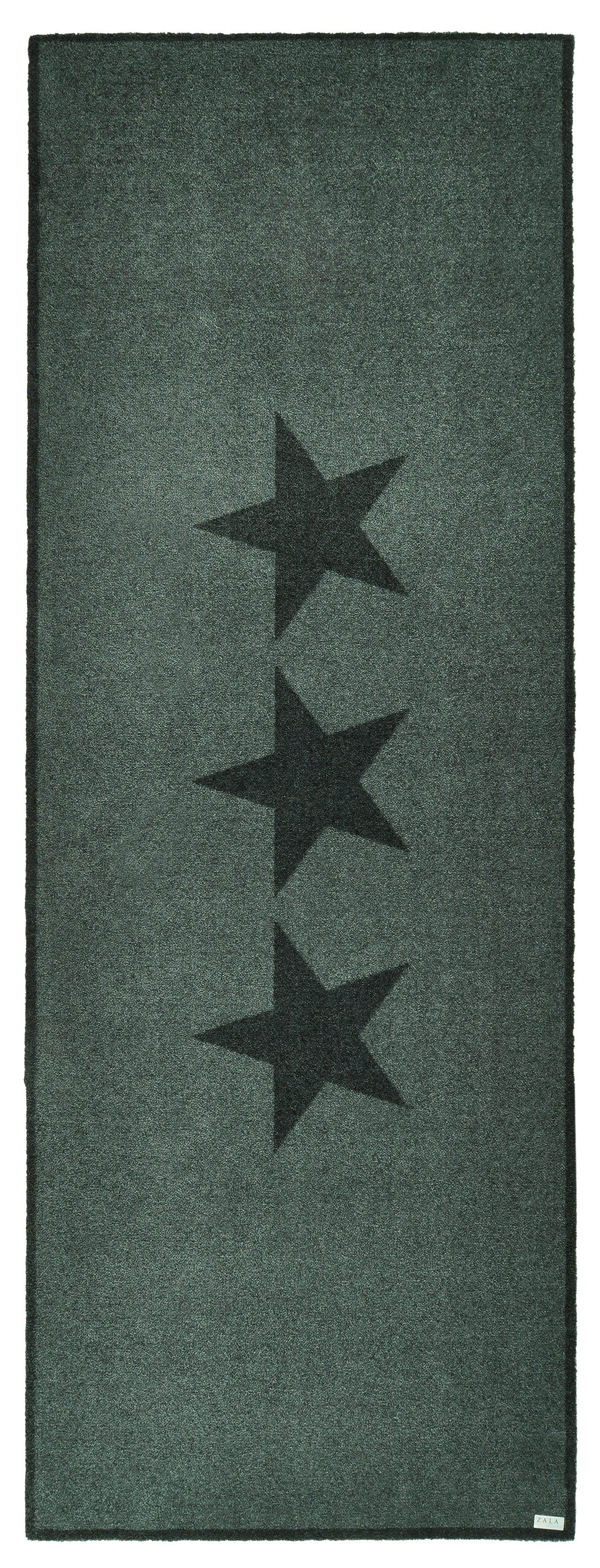 HANSE Home Mat Sterren, deurmat Inloopmat, binnen en buiten, antislip, weerbestendig, wasbaar deurmatten maat 67 cm x 180 cm x 7 mm grijs