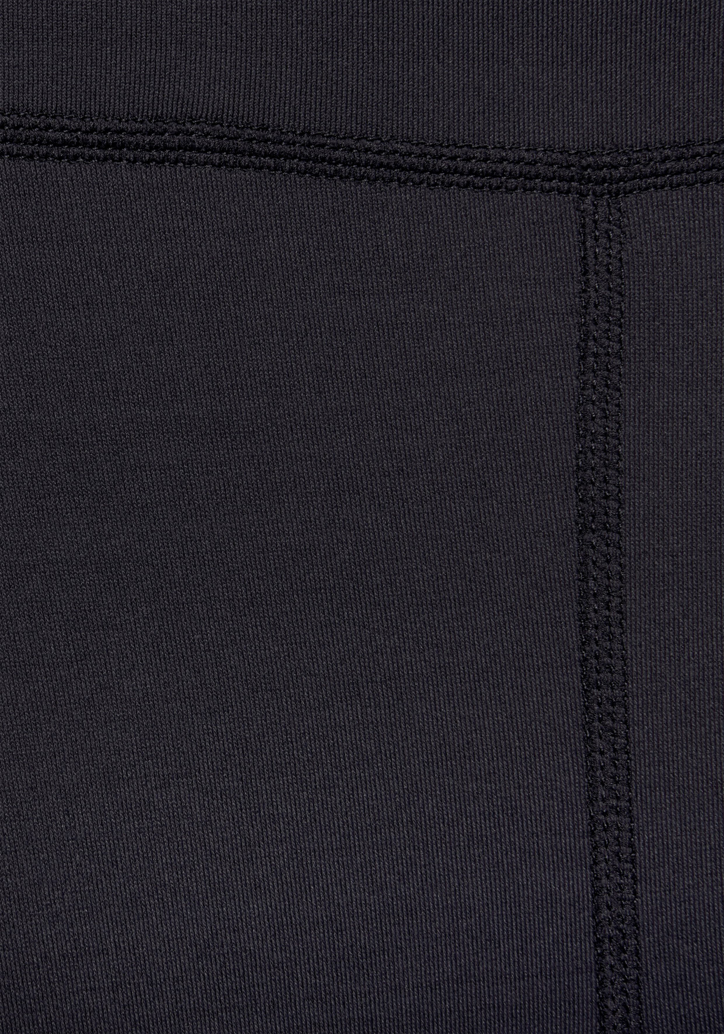 active by Lascana Caprilegging met kleine rimpeling, loungewear