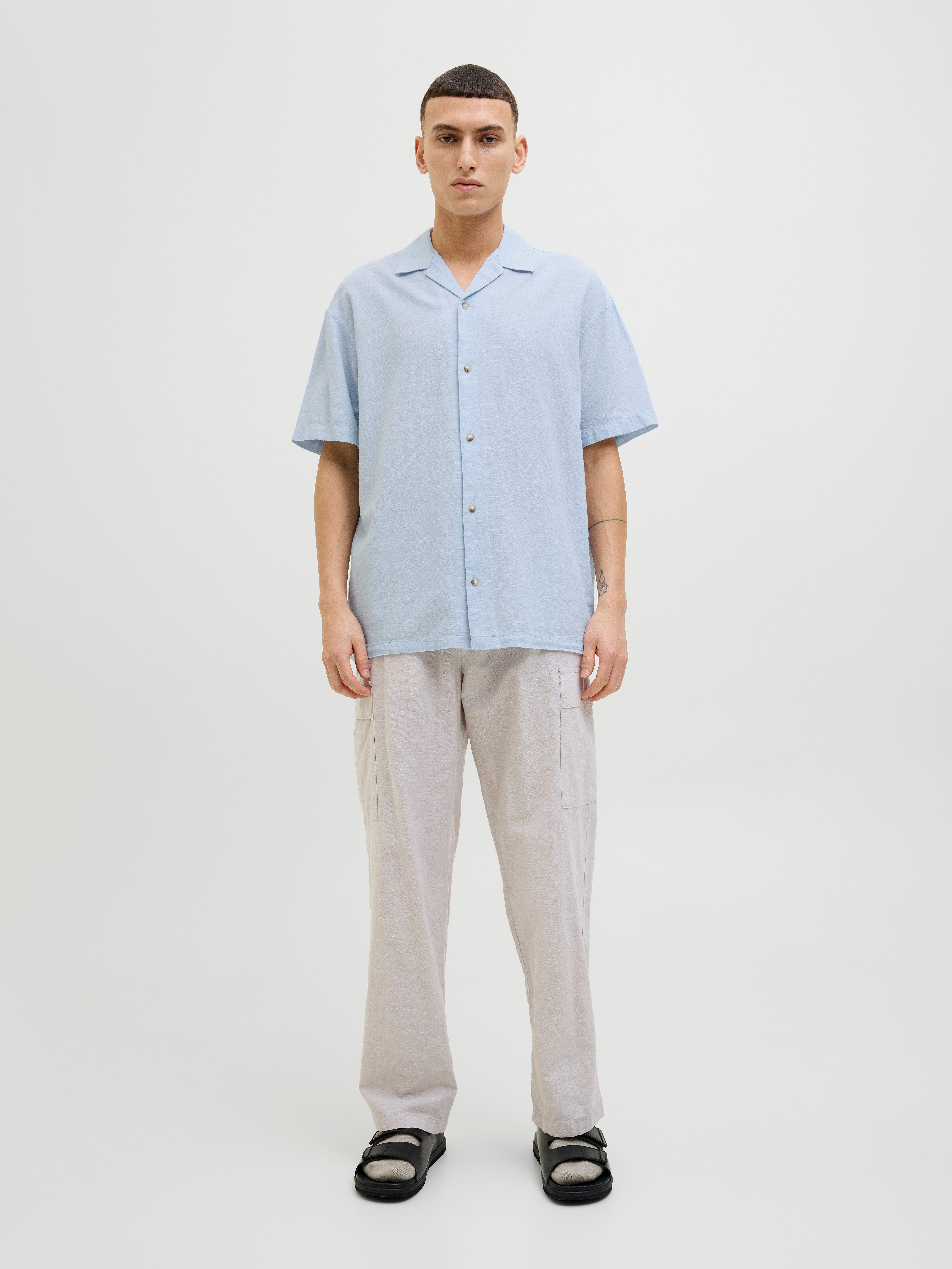 Jack & Jones Overhemd met korte mouwen JJESUMMER RESORT SHIRT SS SN
