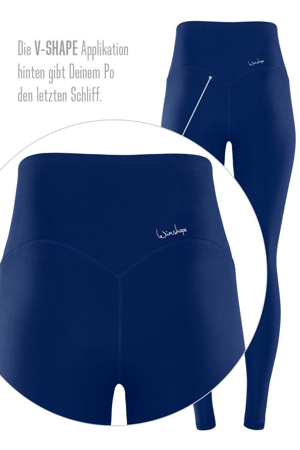 Winshape Legging Functional Comfort HWL117C met v-vorm applicatie en core-band