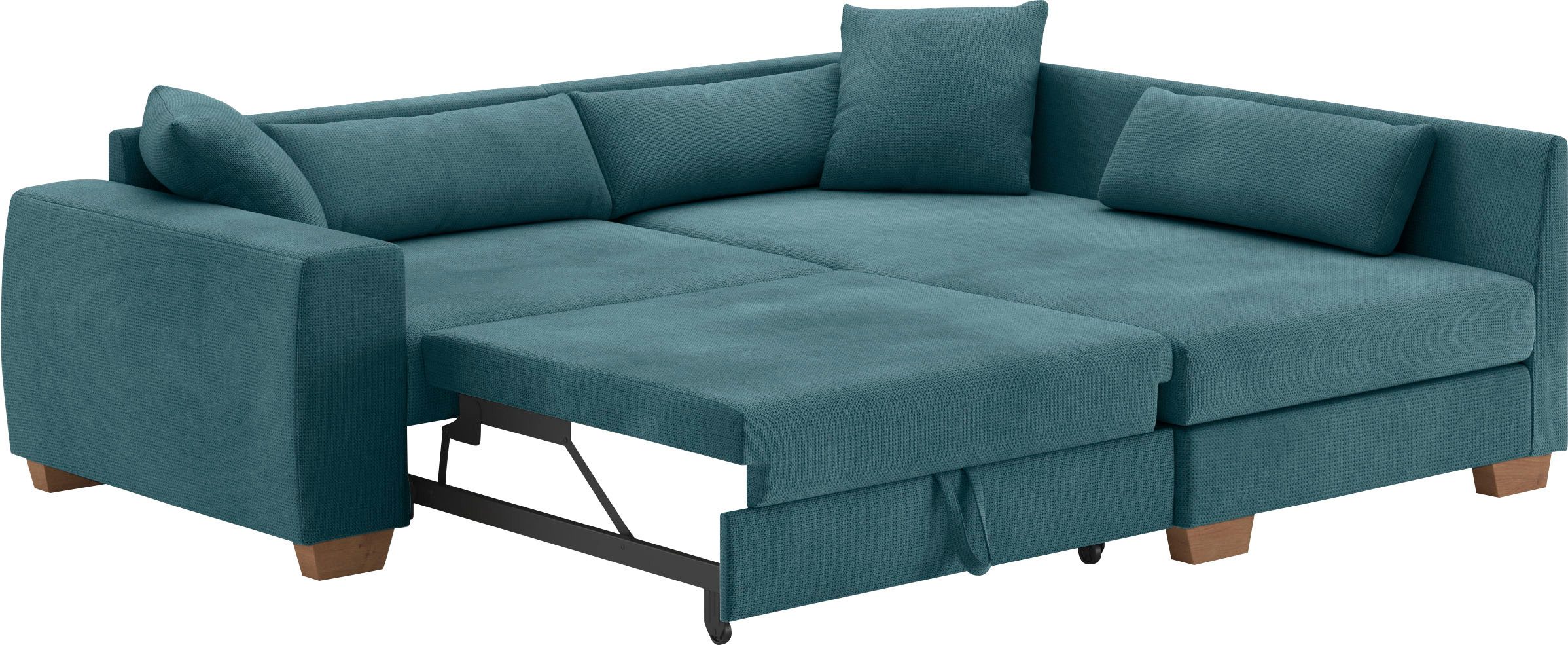 Mr. Couch Hoekbank Helena L-vorm Met binnenvering, optioneel met bed en pocketvering