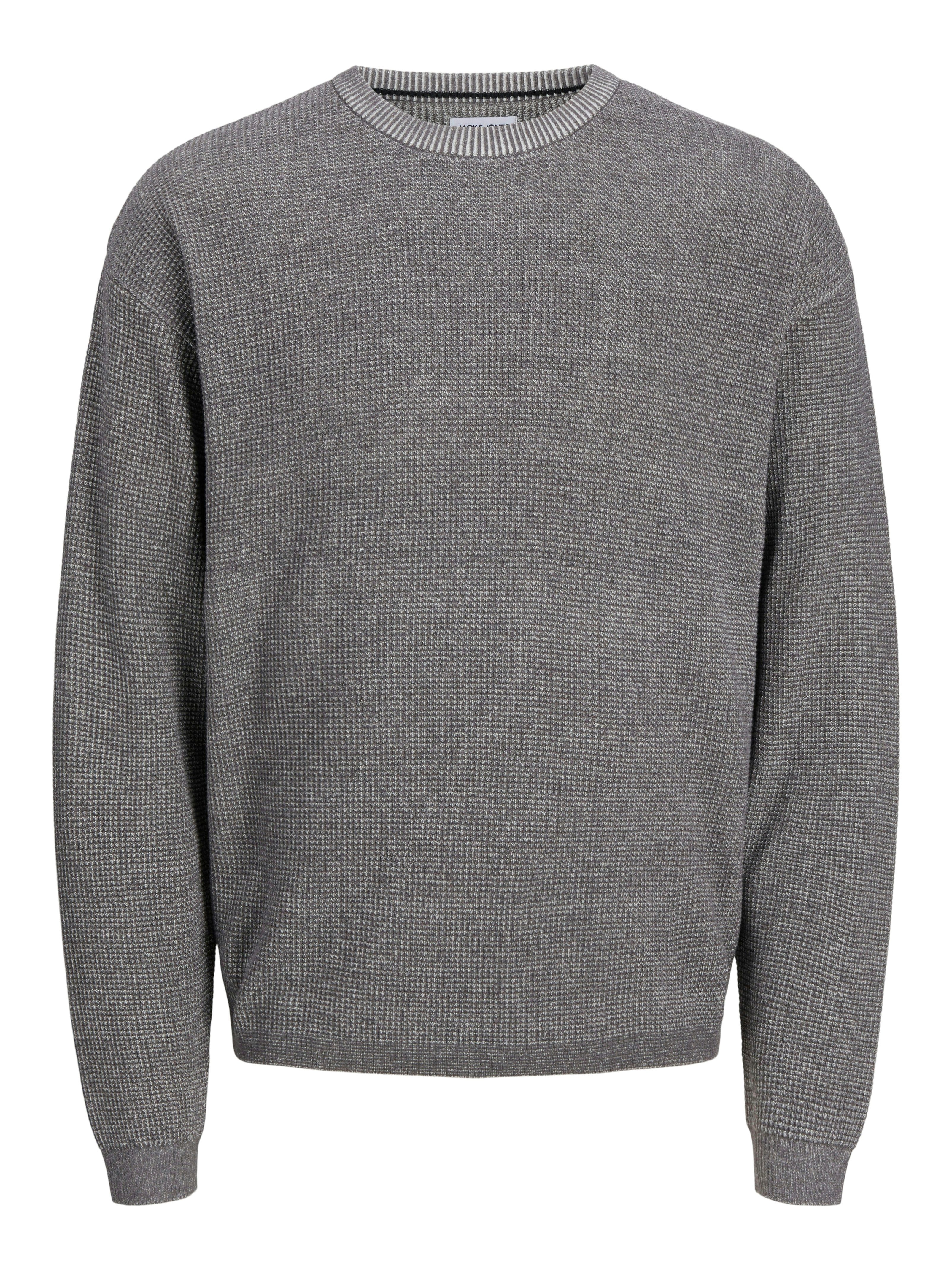 Jack & Jones Gebreide trui JJWALTER KNIT RELAXED CREW NECK