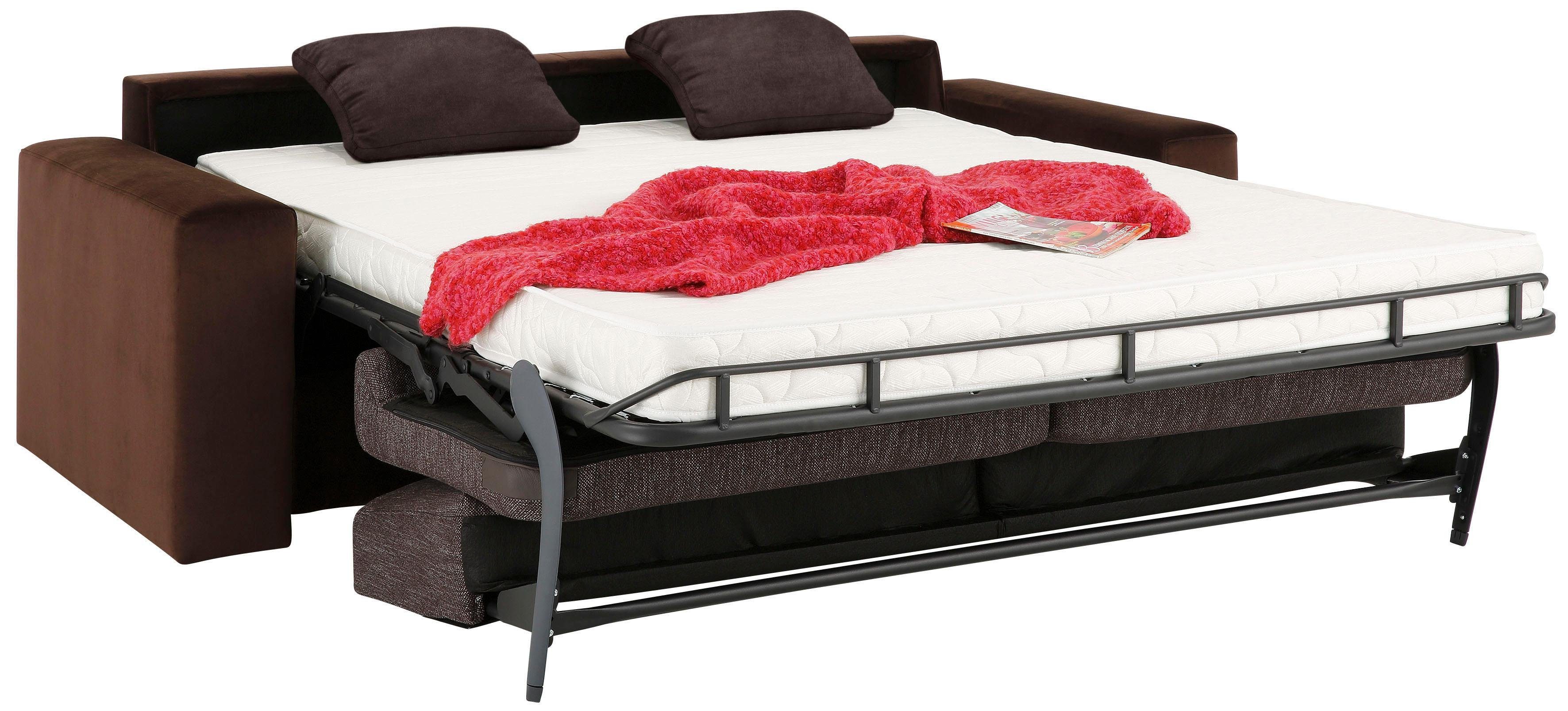 Home affaire Slaapbank Roma matras hoogte 14 cm Bedfunctie, met vering, lattenbodem, matras