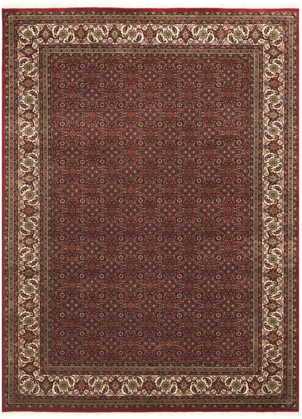 OCI DIE TEPPICHMARKE Oosters tapijt Kamaro Herati zuivere wol, met de hand geknoopt, met franje, woonkamer