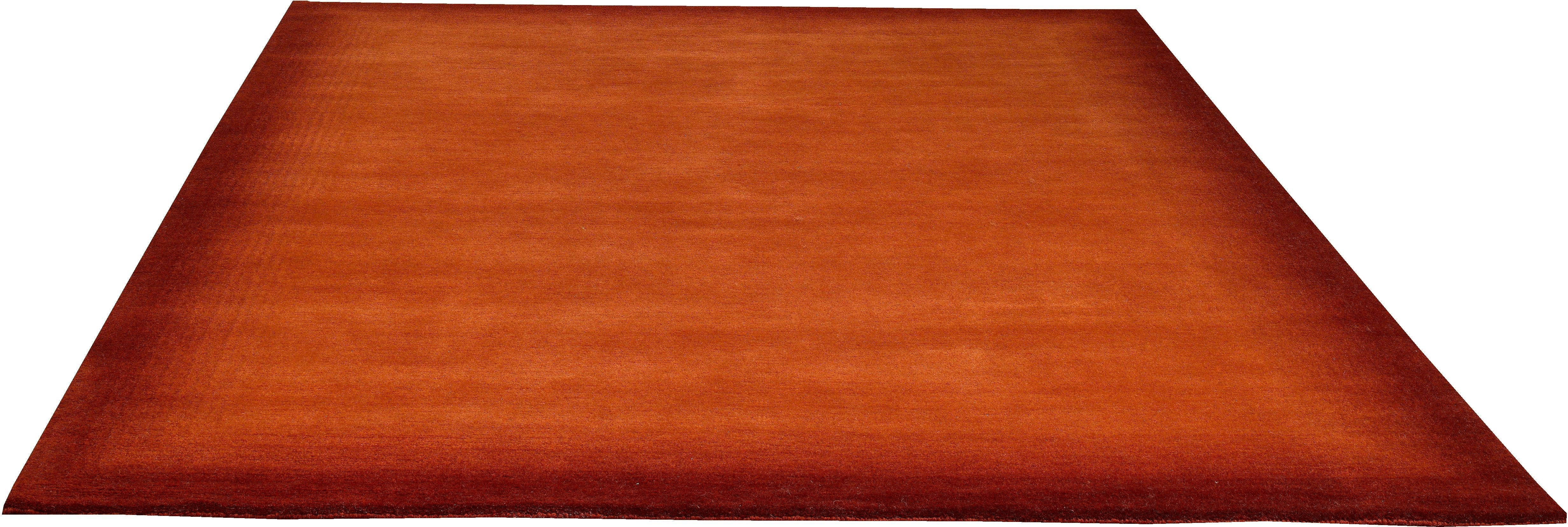 OCI DIE TEPPICHMARKE Wollen kleed Vinciano Tami zuivere wol, met de hand geknoopt, woonkamer wollen vloerkleden maat 200 cm x 250 cm x 8 mm rood