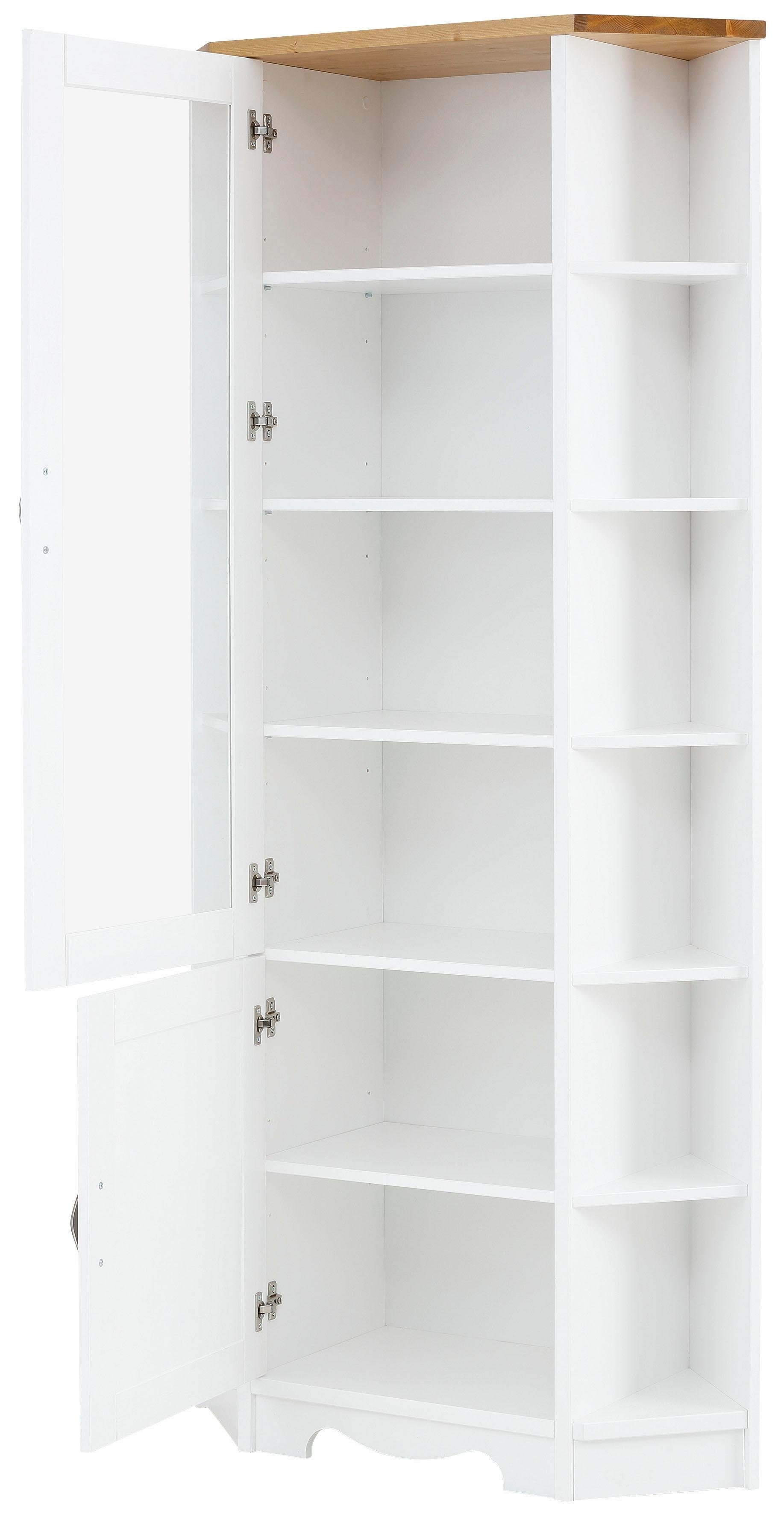 Home affaire Hoekvitrinekast Trinidad Hoogte 188 cm