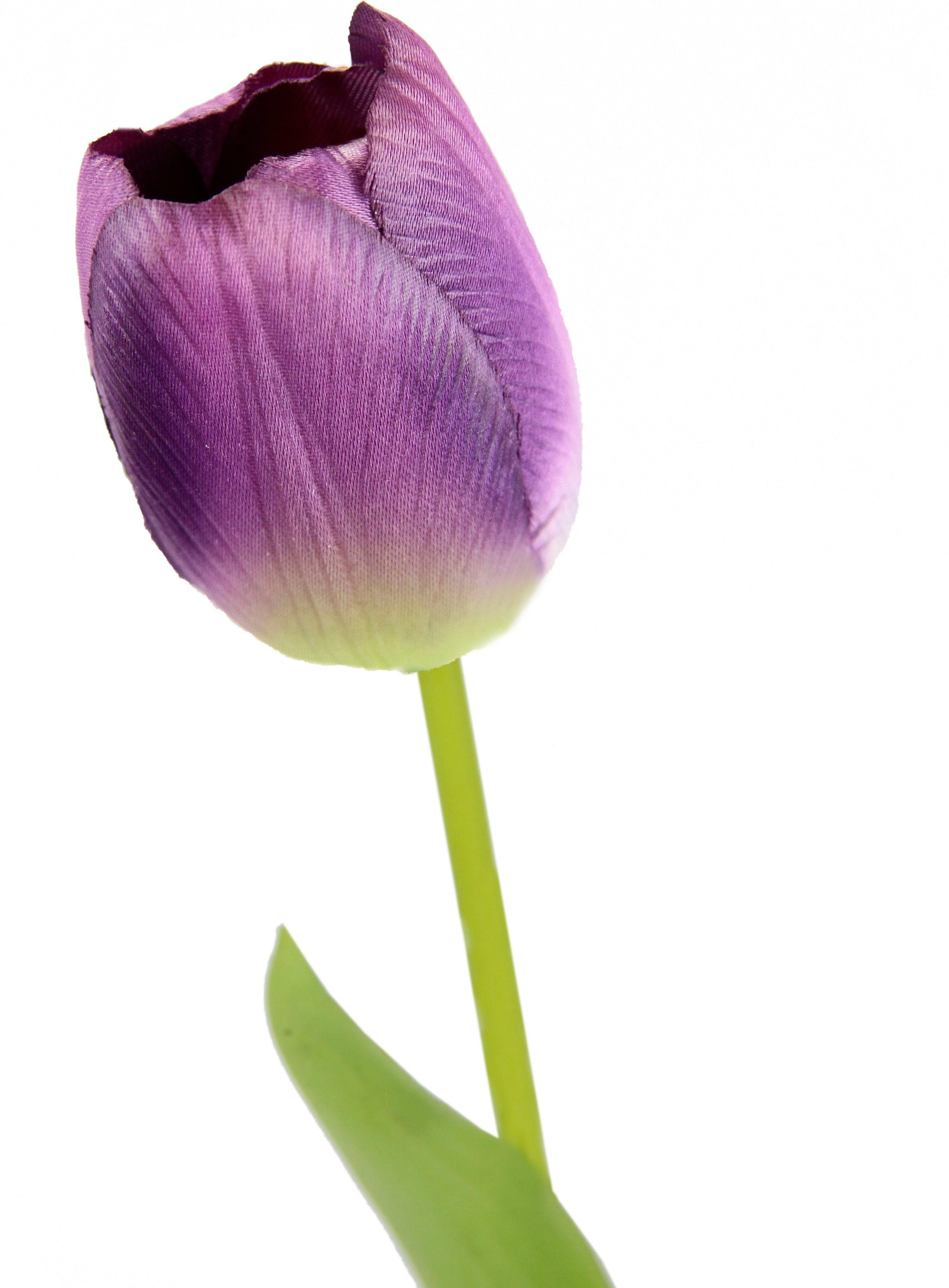I.GE.A. Kunstbloem Real Touch Tulpen set van 5 kunst-tulpenknoppen kunstbloemen snijbloem (5 stuks)