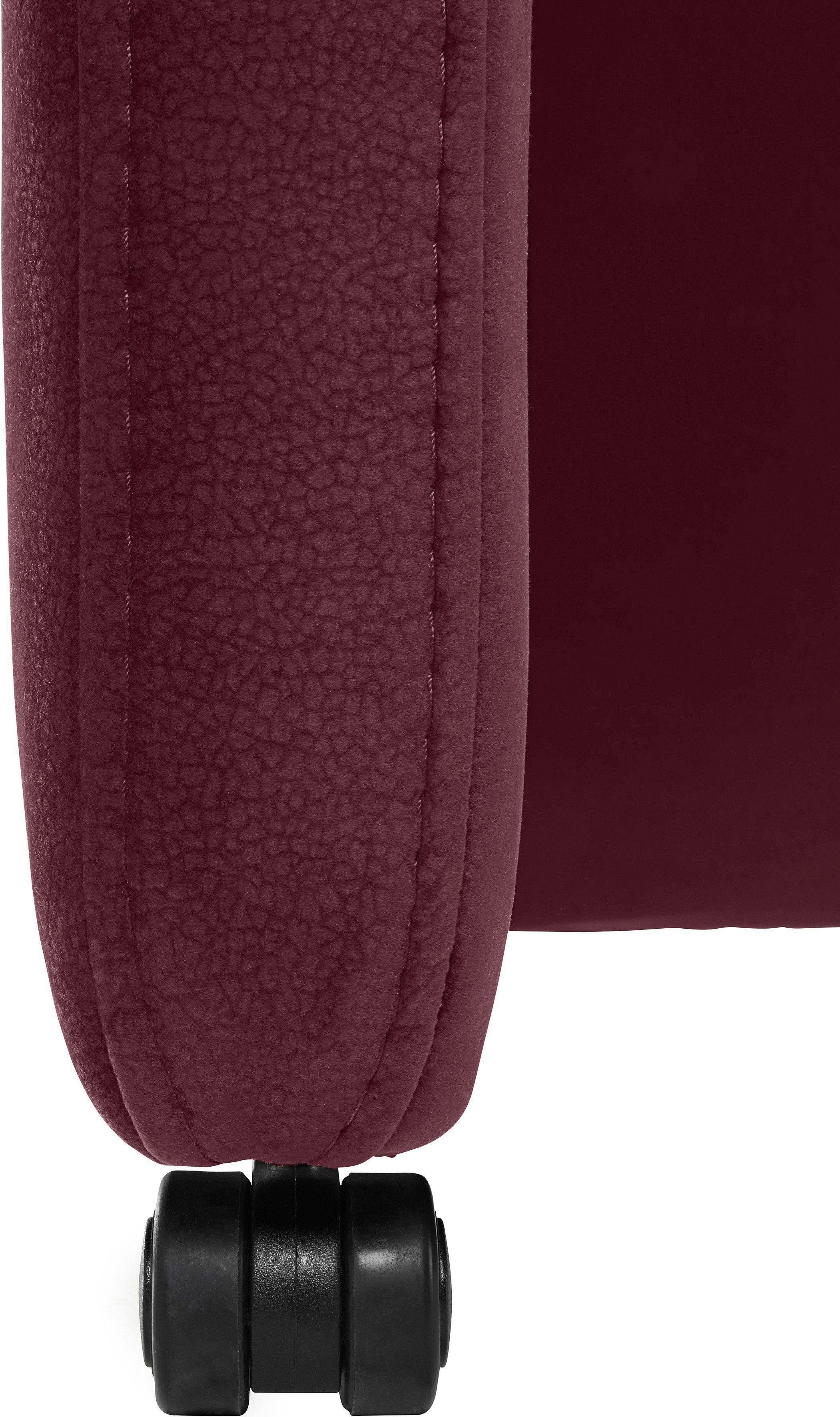 exxpo - sofa fashion Eetkamerstoel Barista, lounge stoel op wielen met hoge bodemvrijheid smalle armleuningen, totale breedte ca. 61 cm, comfortabele zithoogte ca. 49 cm