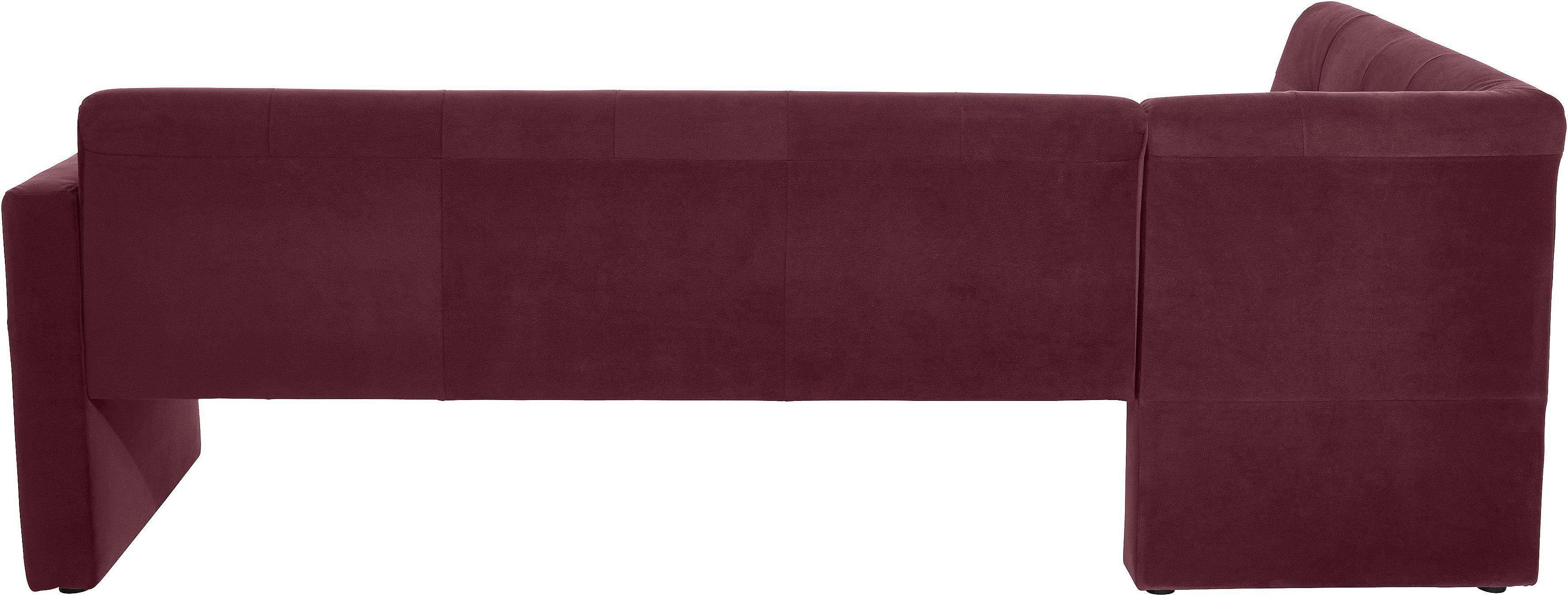 exxpo - sofa fashion Eetbank Barista, comfortabel en elegant, hoge bodemvrijheid, moderne zit- en rugverwerking, vrij in de ruimte te plaatsen