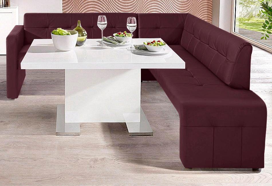 exxpo - sofa fashion Hoekbank Barista, comfortabel en elegant, hoge bodemvrijheid, moderne zit- en rugverwerking, vrij in de ruimte te plaatsen