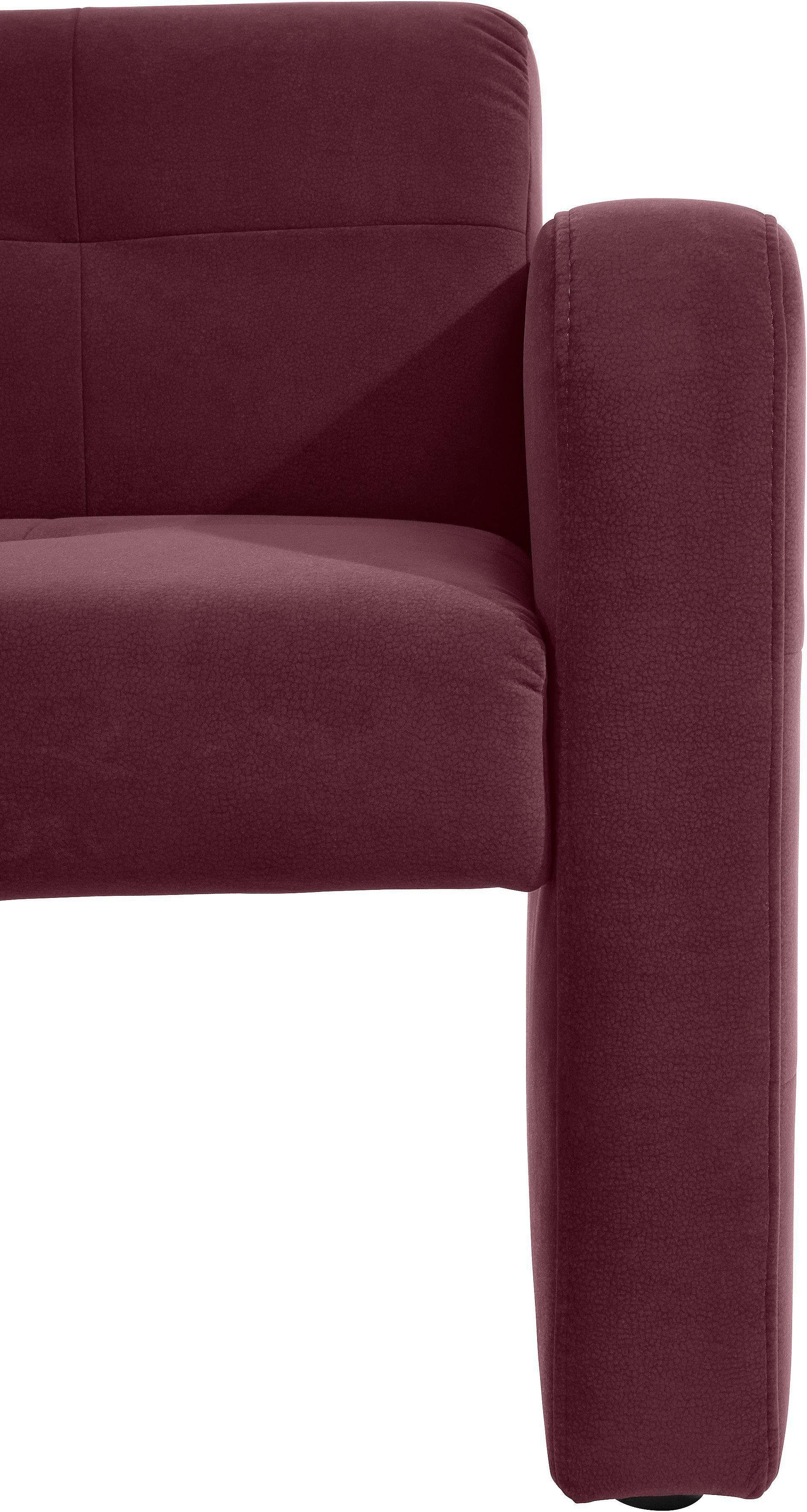 exxpo - sofa fashion Eetbank Barista, comfortabel en elegant, hoge bodemvrijheid, moderne zit- en rugverwerking, vrij in de ruimte te plaatsen